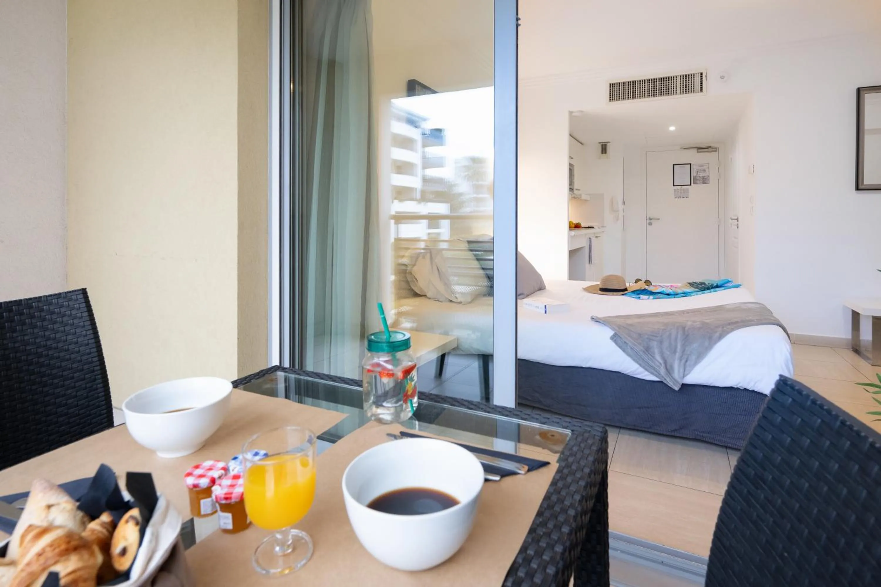 Photo of the whole room, Bed in Nemea Appart Hotel Le Lido Cagnes sur Mer