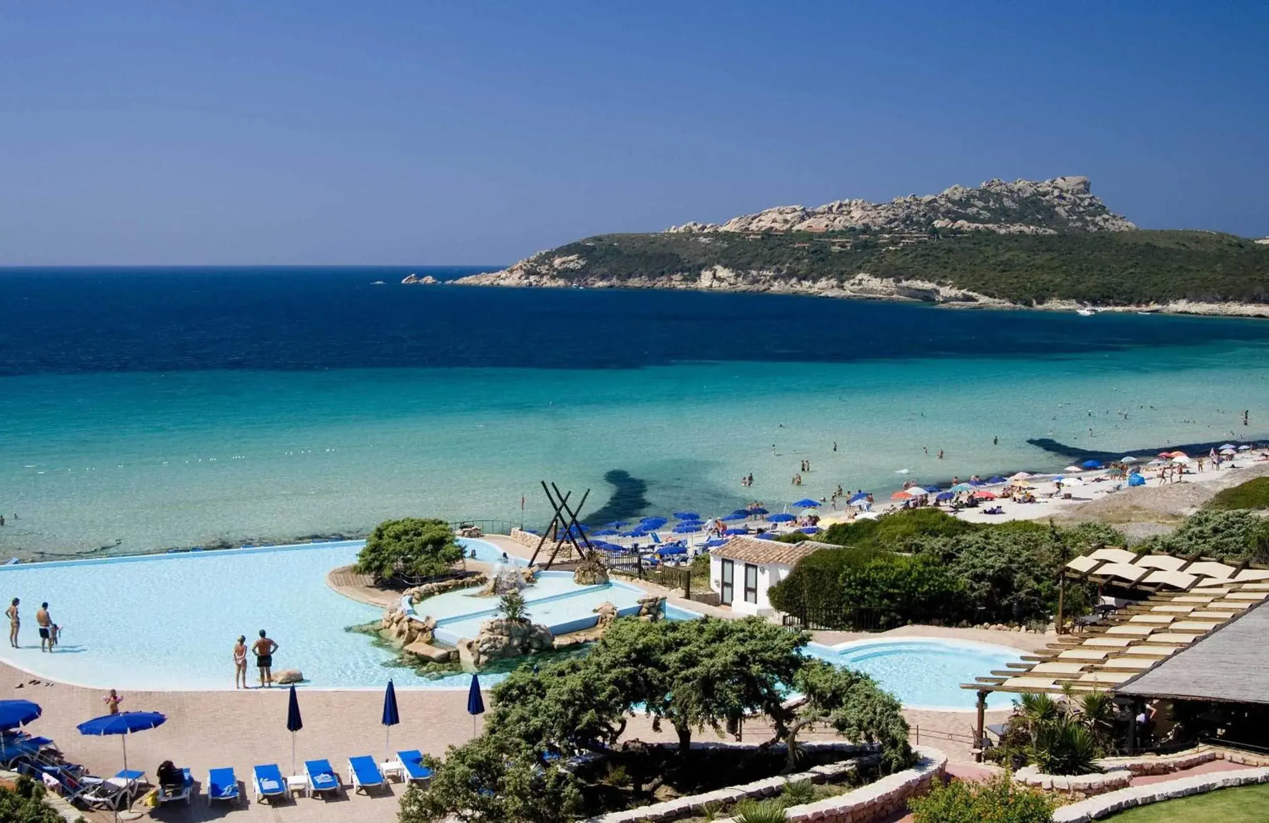 View (from property/room), Pool View in Colonna Grand Hotel Capo Testa