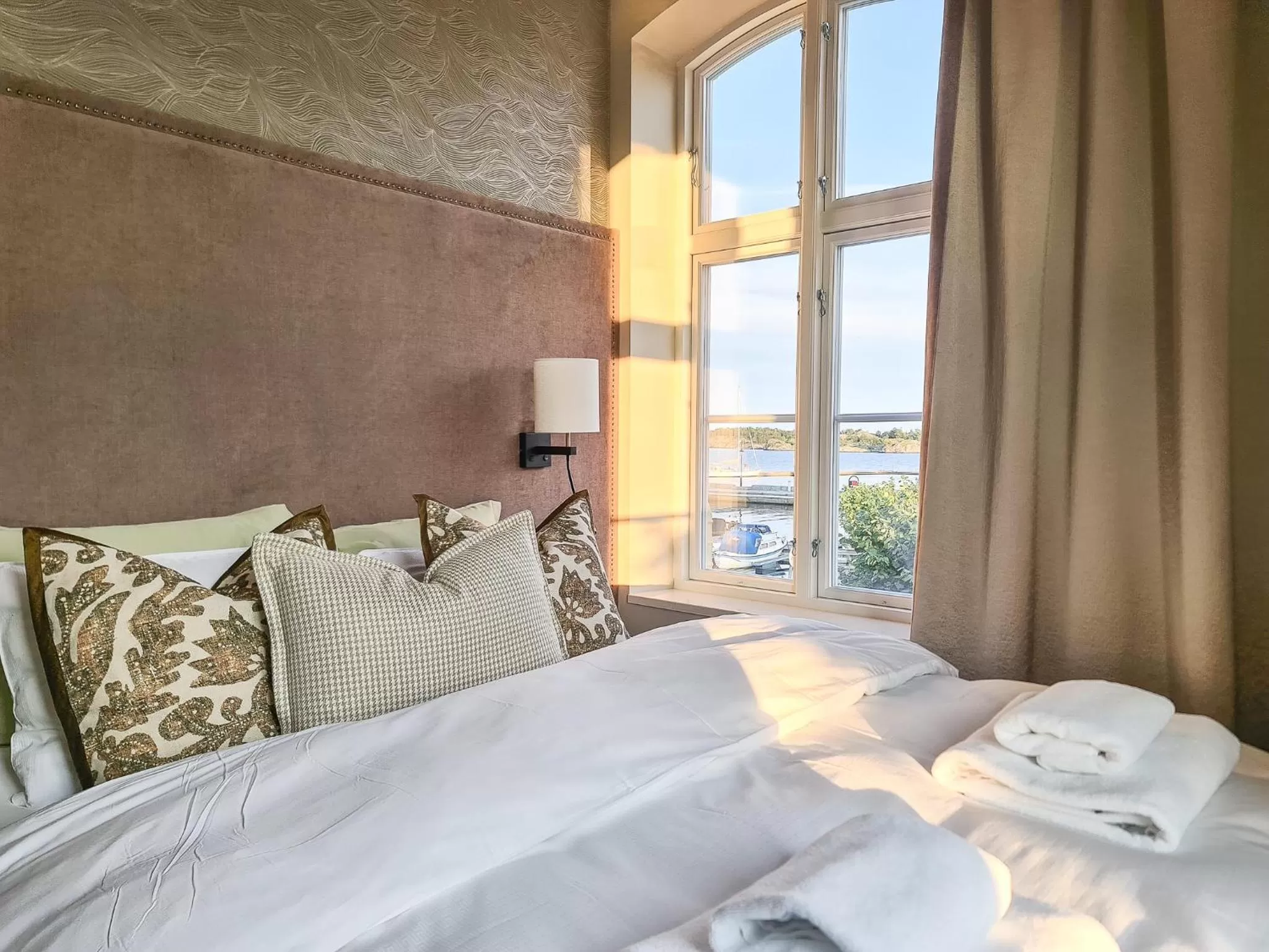 Bed in Det Lille Hotel