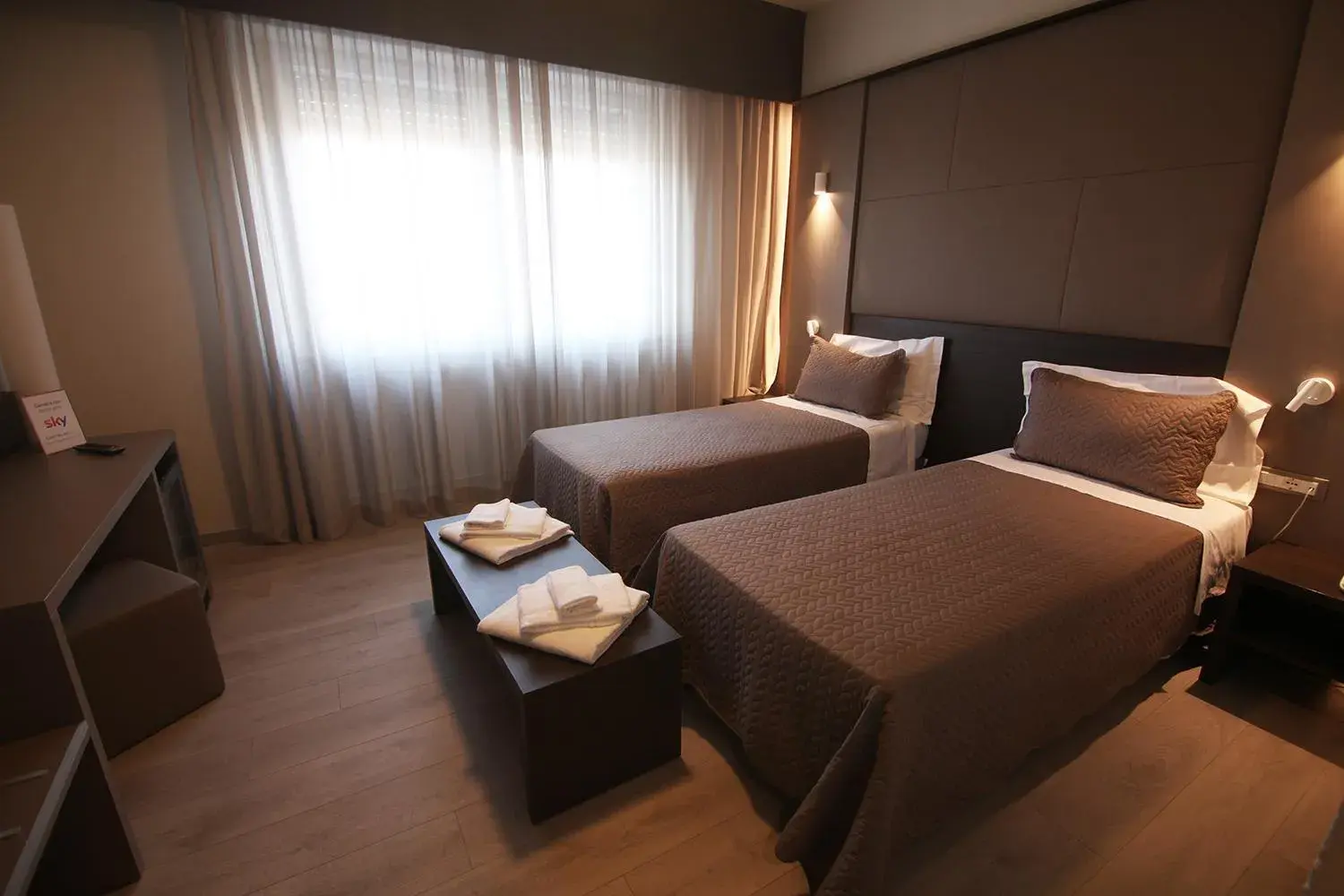 Bed in Hotel Santin