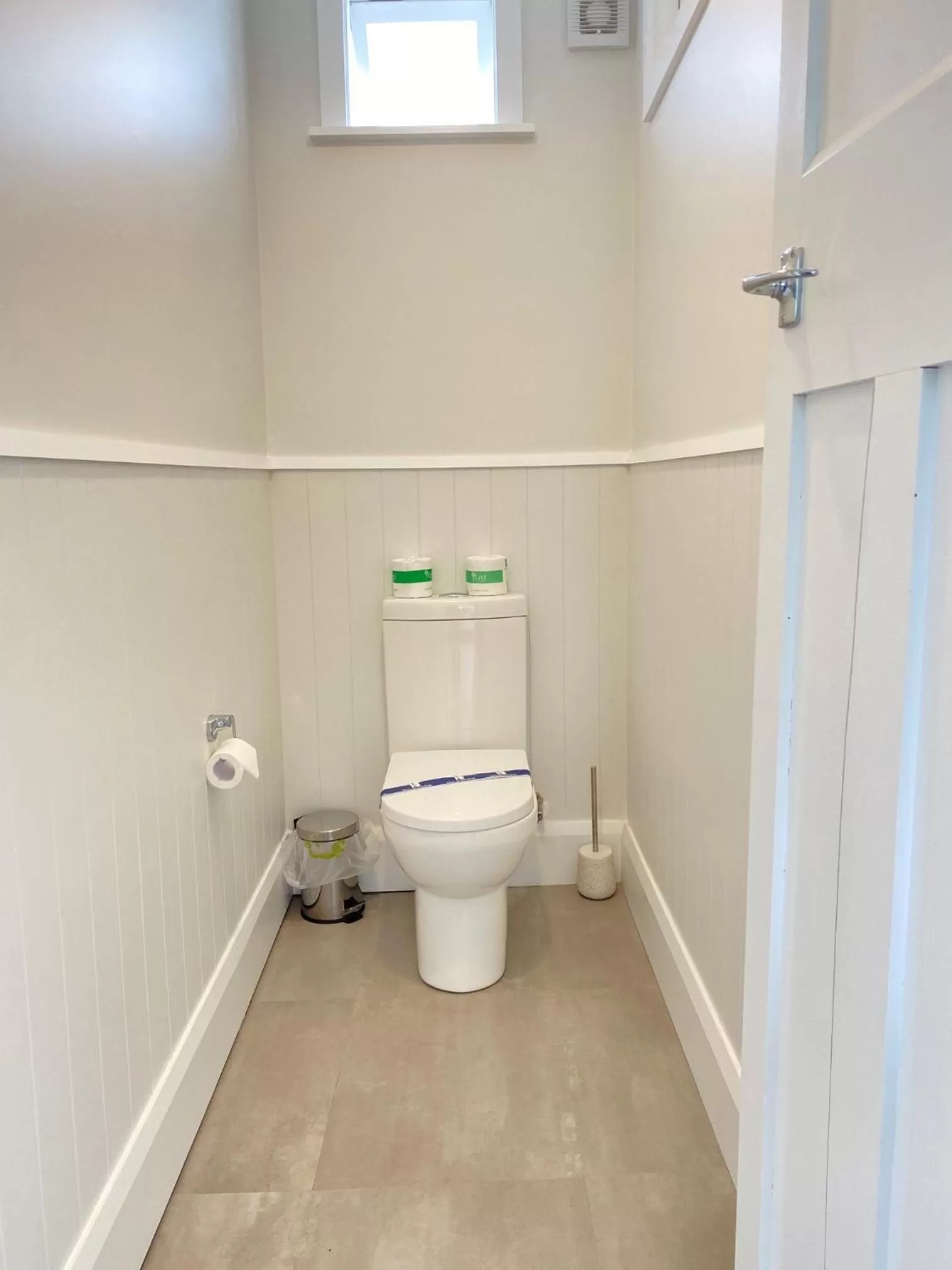 Toilet in Shoreline Motel