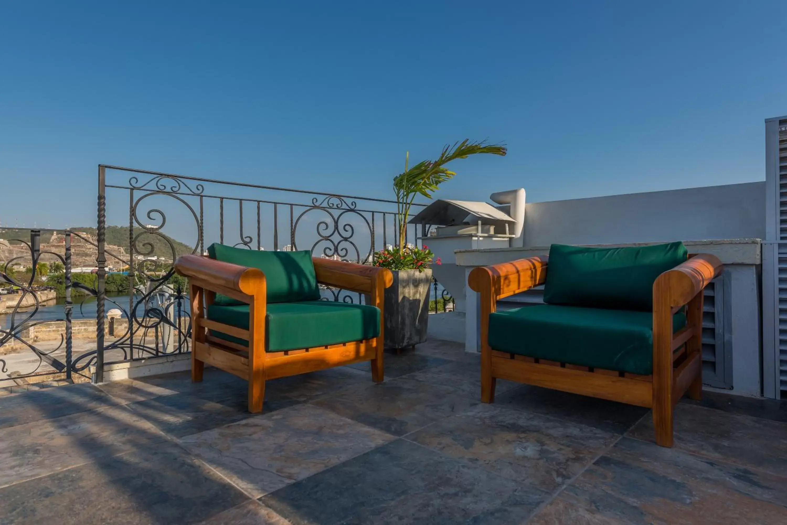 Balcony/Terrace in Getsemani Cartagena Hotel