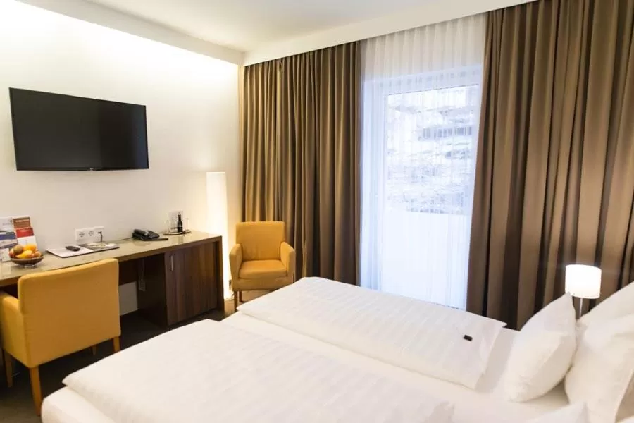 Bed in Hotel & Restaurant Christkindlwirt