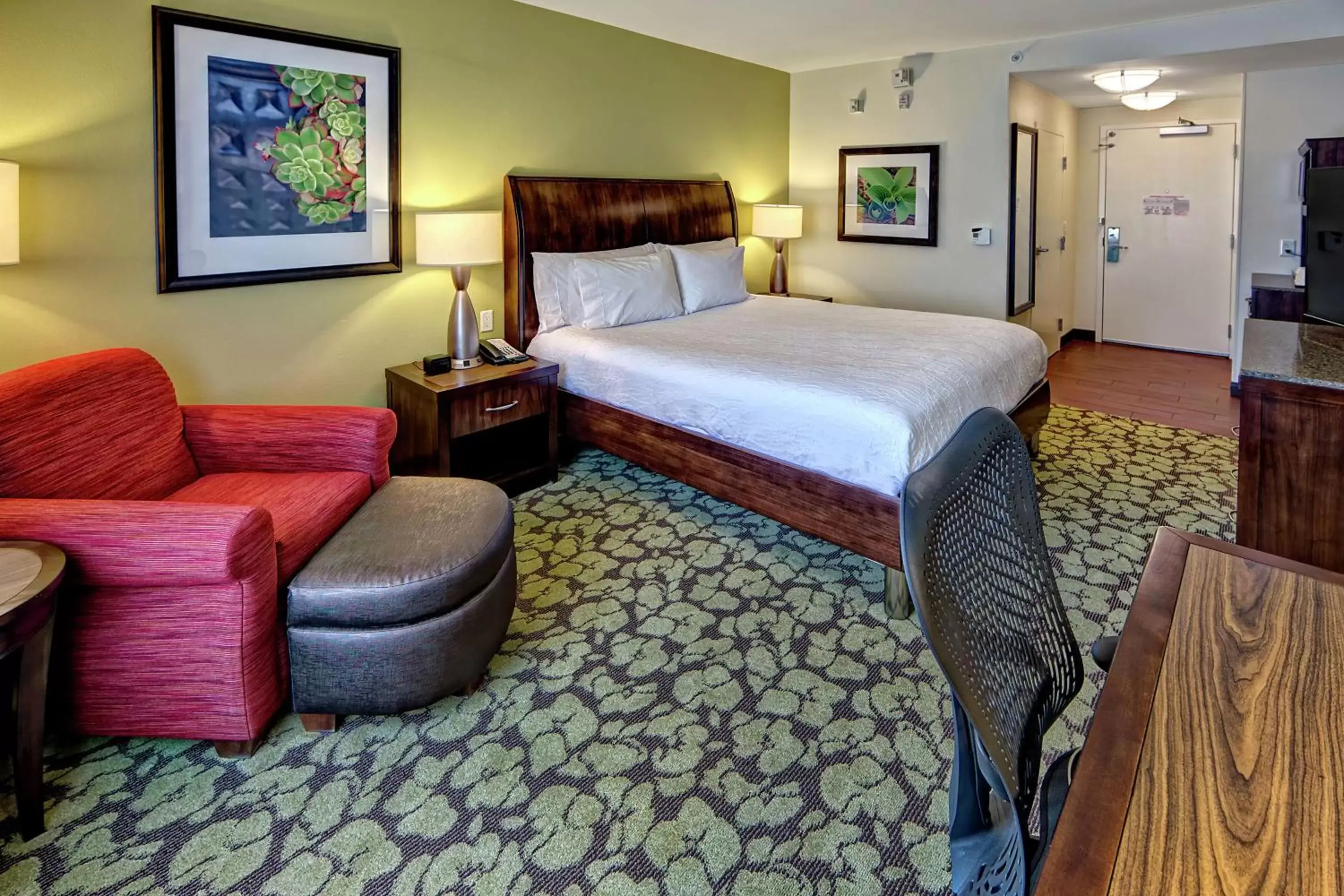 Bedroom, Bed in Hilton Garden Inn Memphis/Wolfchase Galleria