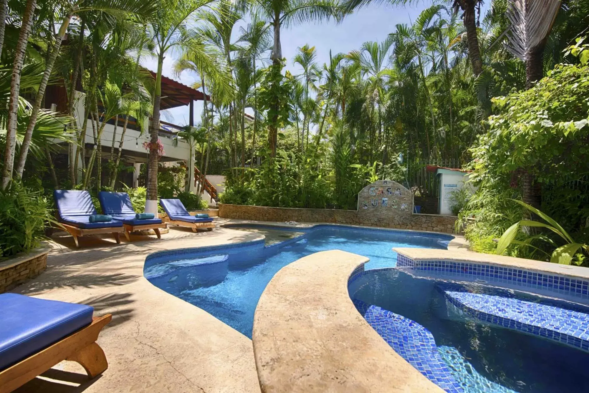 Swimming Pool in Casa Sueca Hotel - At the Beach