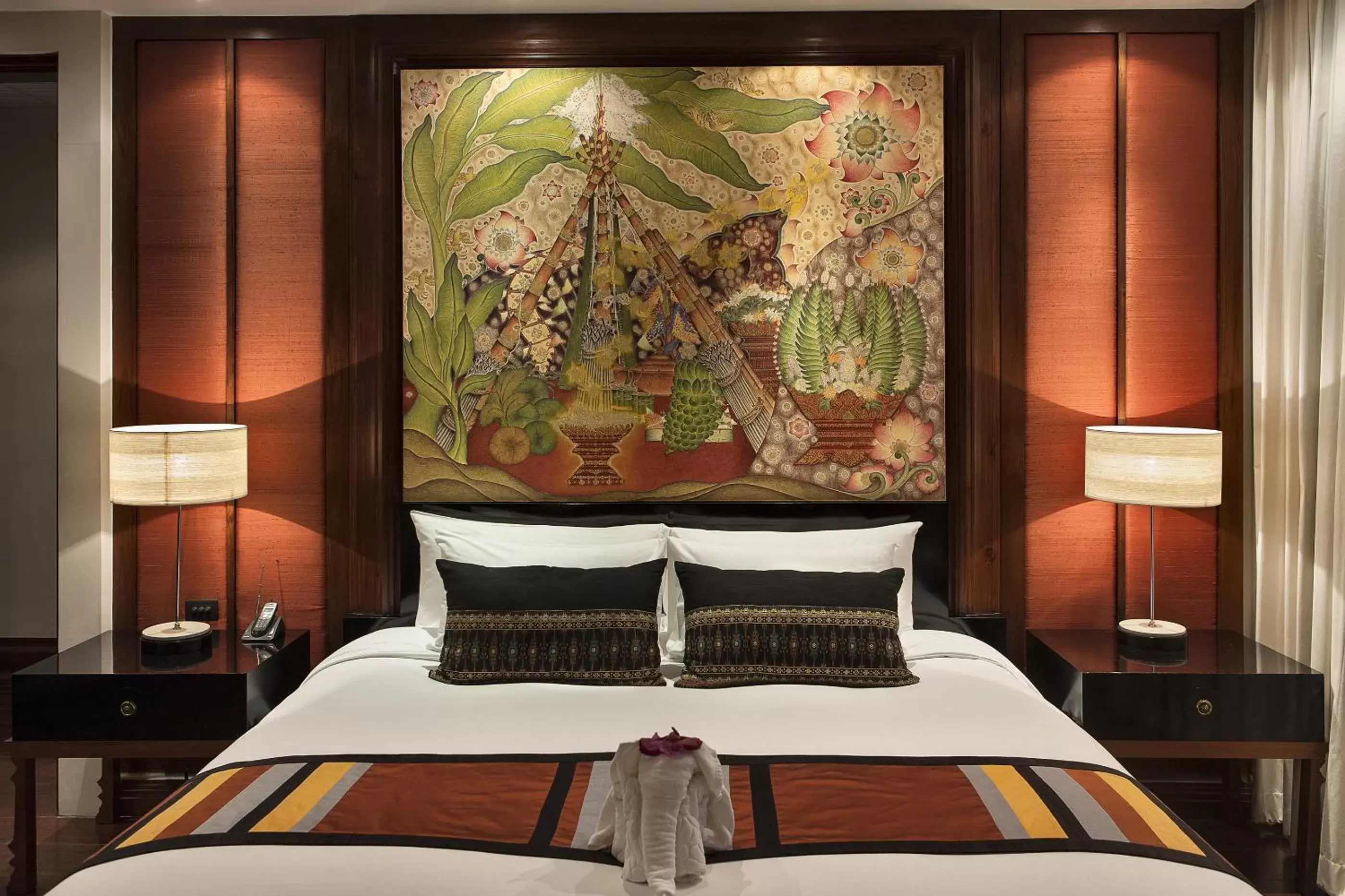 Bed in RatiLanna Riverside Spa Resort