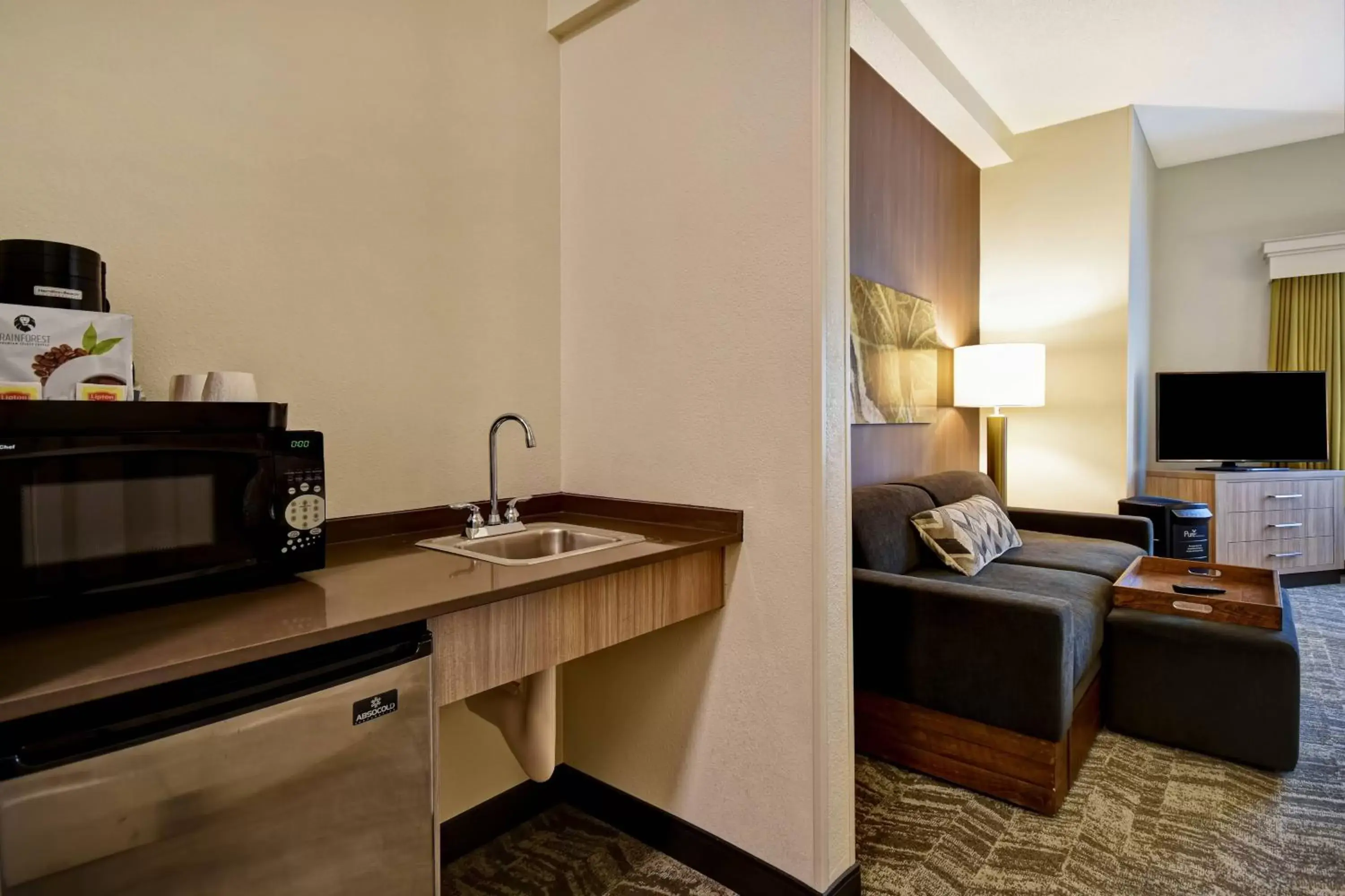 Photo of the whole room, Kitchen/Kitchenette in SpringHill Suites by Marriott Atlanta Kennesaw