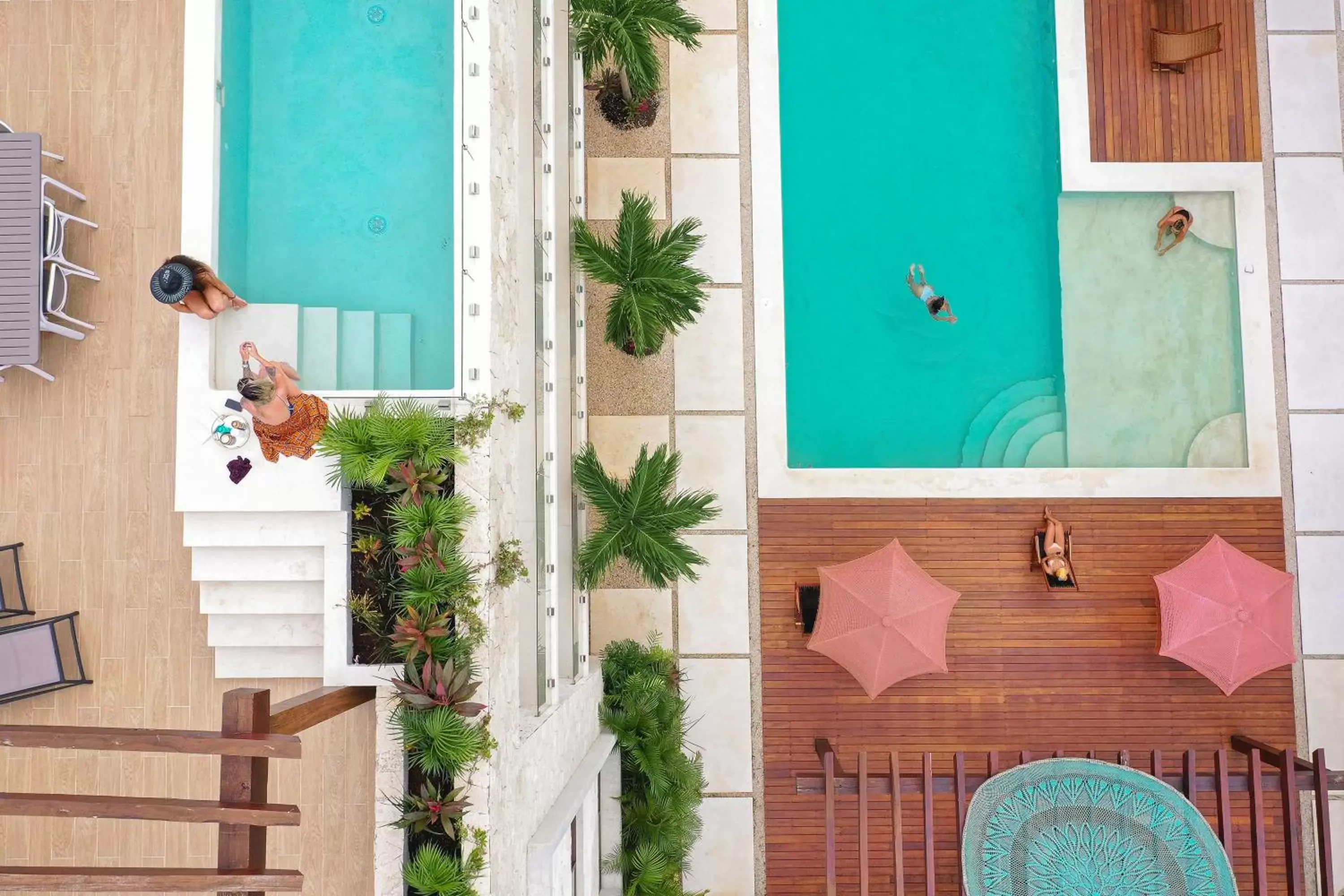 Bird's eye view in Apartment and Penthouse Blue Luxury Kukulkan Tulum