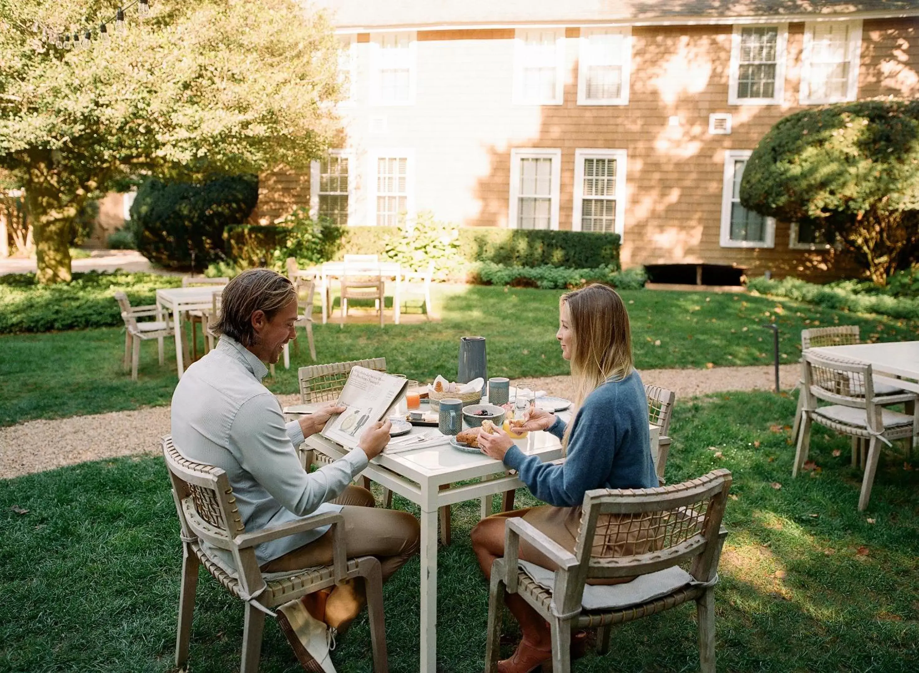 Breakfast in The Roundtree, Amagansett Breakfast in The Roundtree, Amagansett