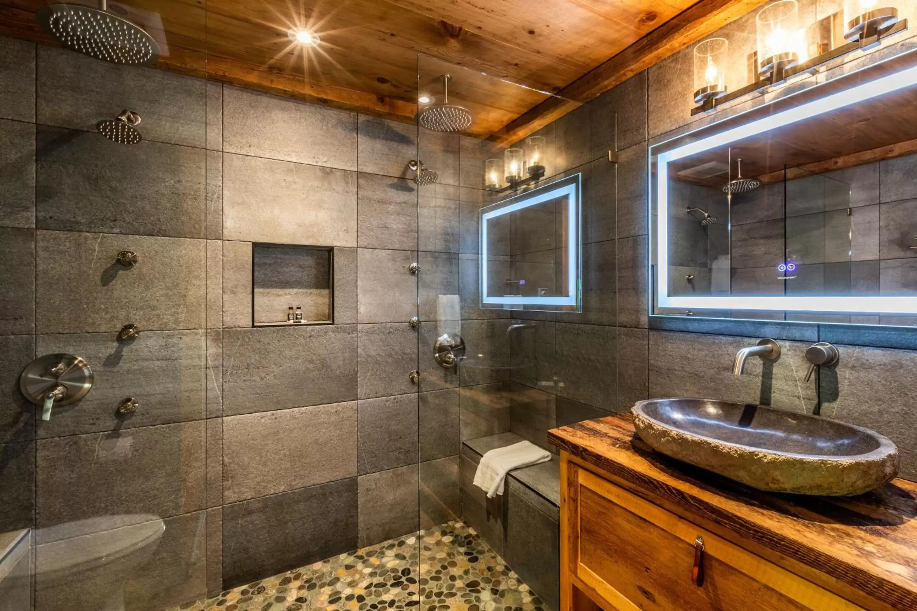Shower, Bathroom in The Barnstead Inn