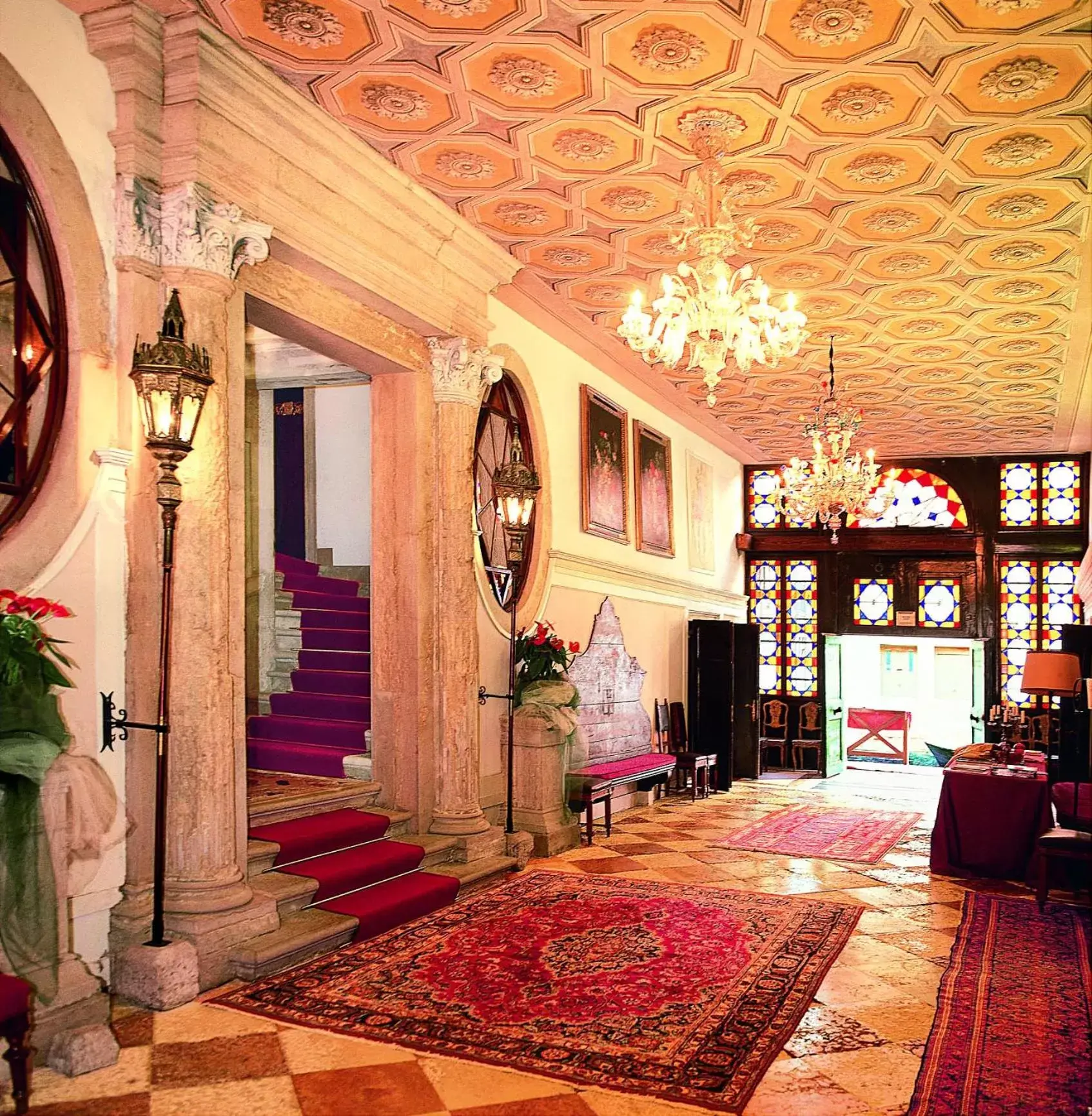 Decorative detail in Hotel Palazzo Abadessa
