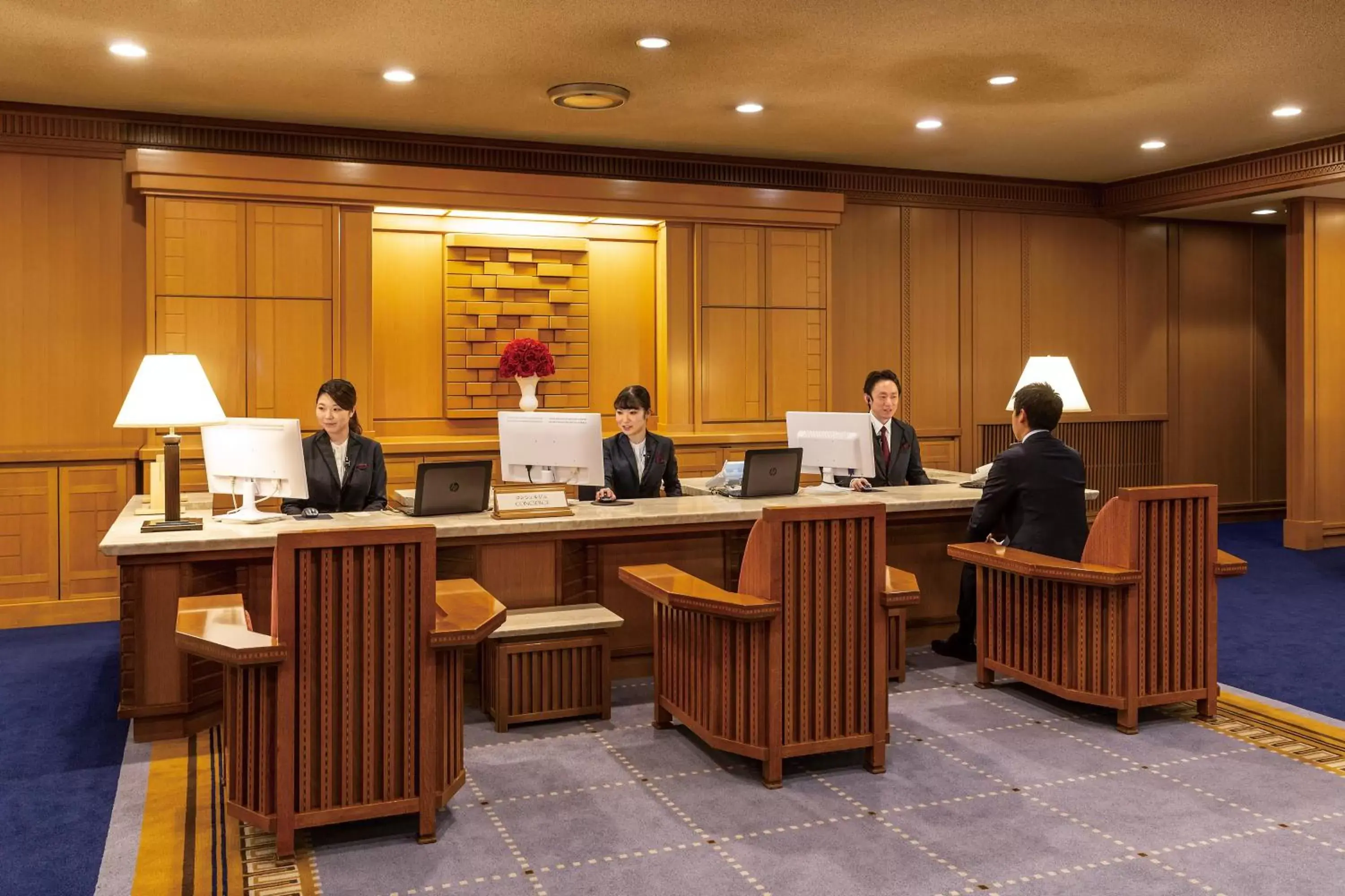 Staff in Imperial Hotel Tokyo