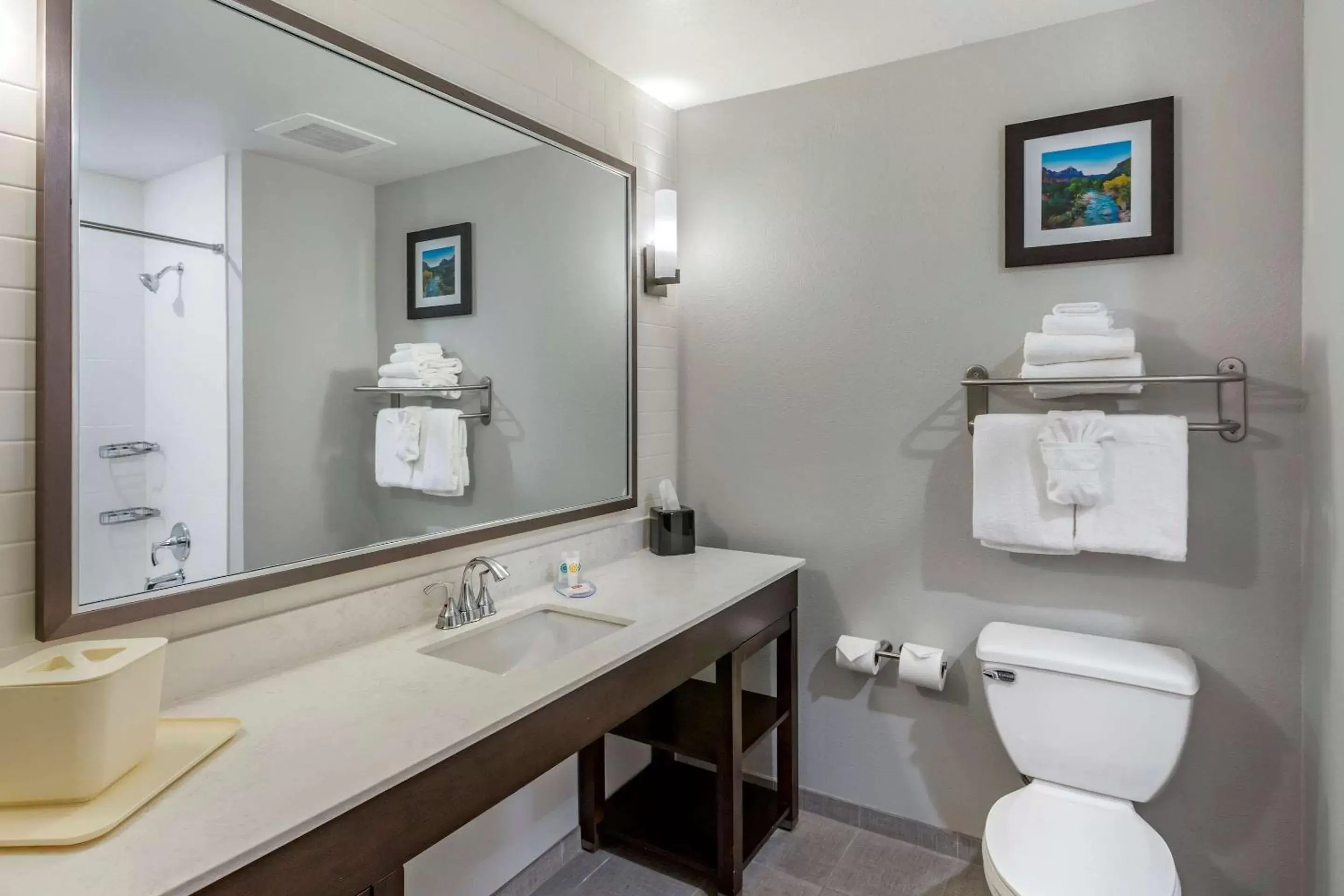 Photo of the whole room, Bathroom in Comfort Inn & Suites Salt Lake City Airport