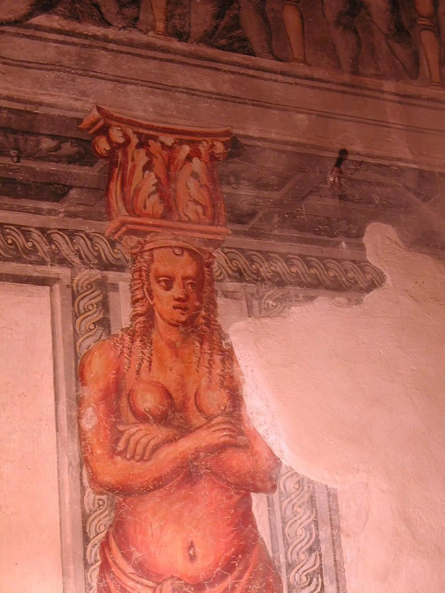 Decorative detail in Hotel Locanda Dei Mai Intees