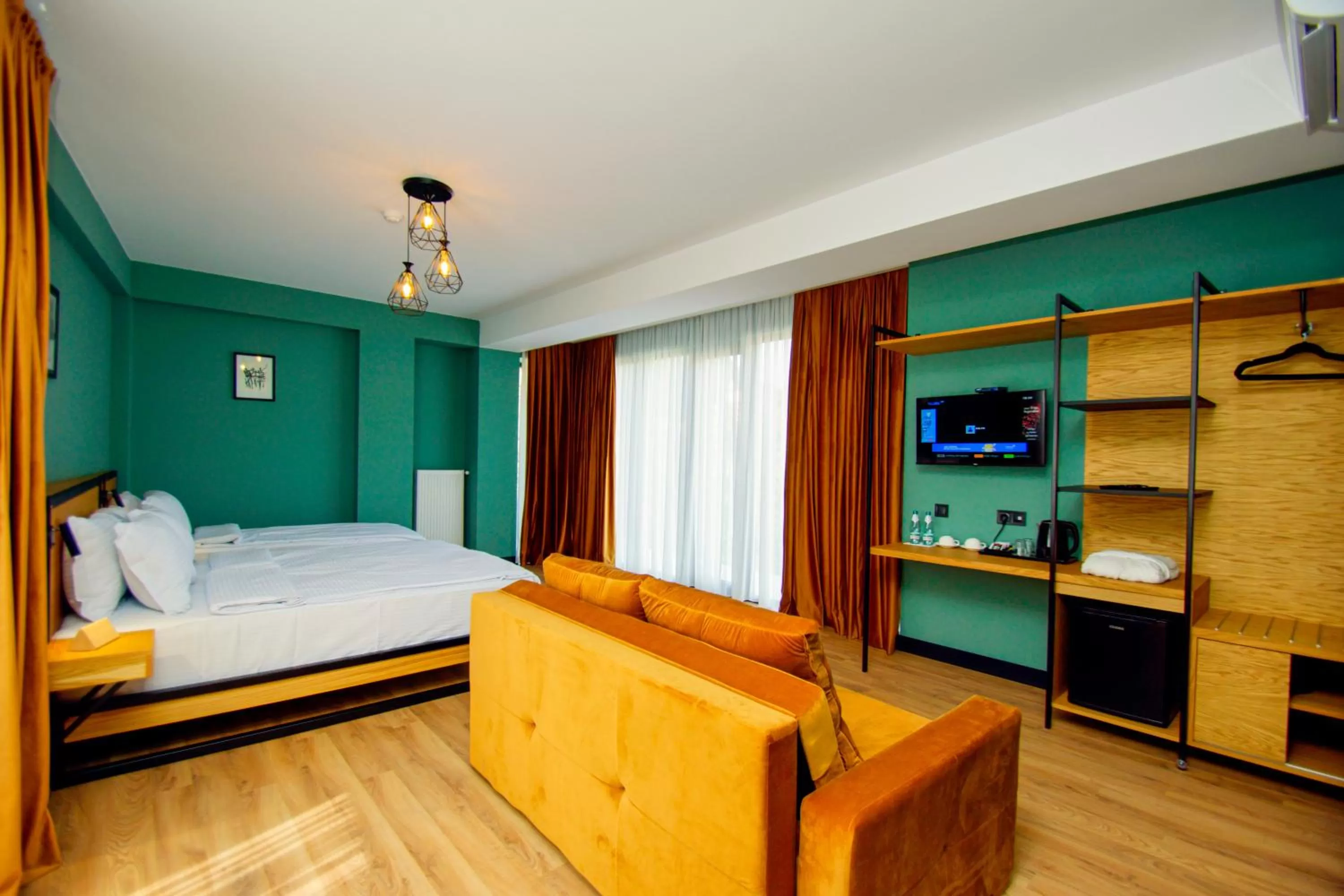 Photo of the whole room, Bed in Borjomi Bridge Hotel