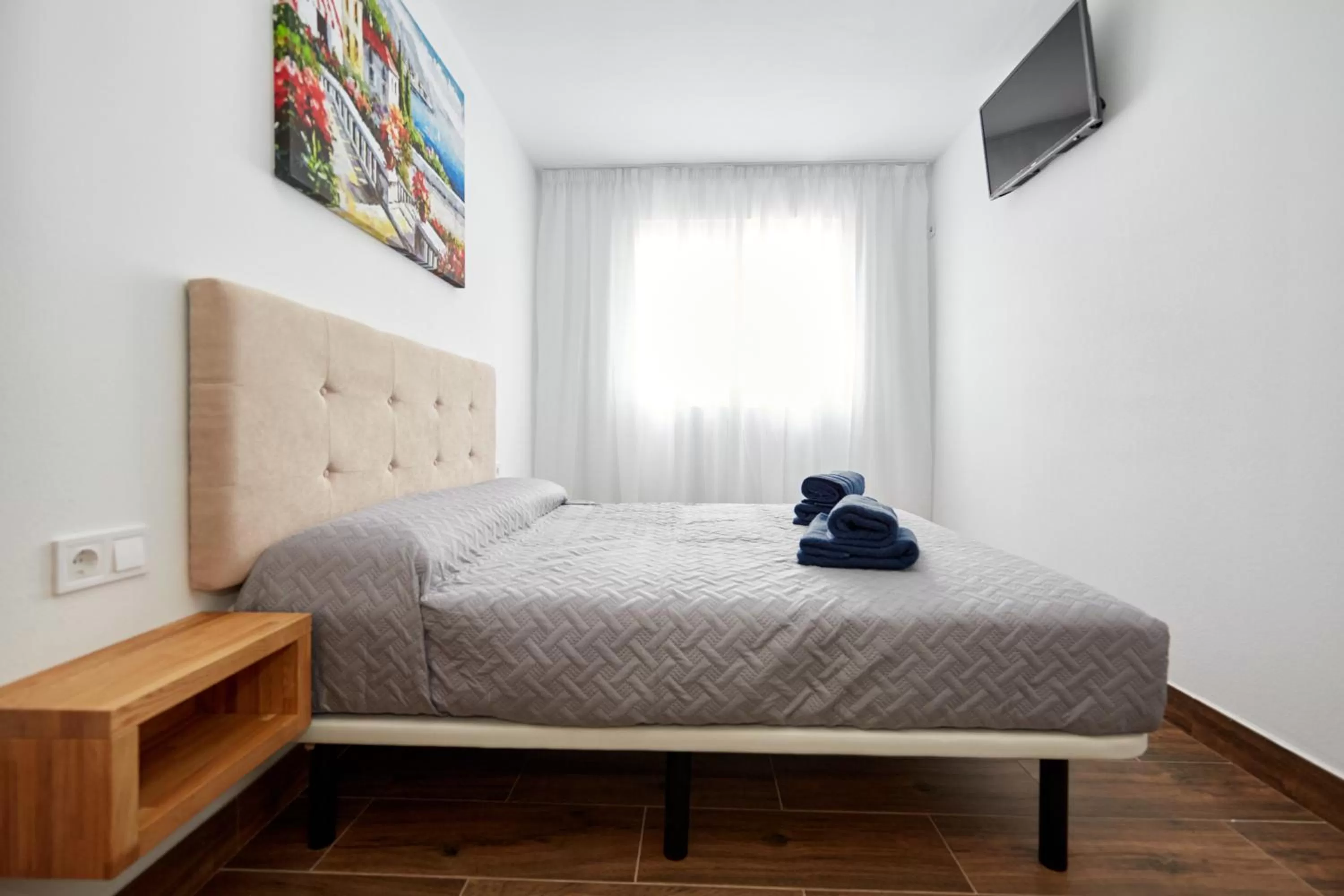 Bed in El Patio Hostal