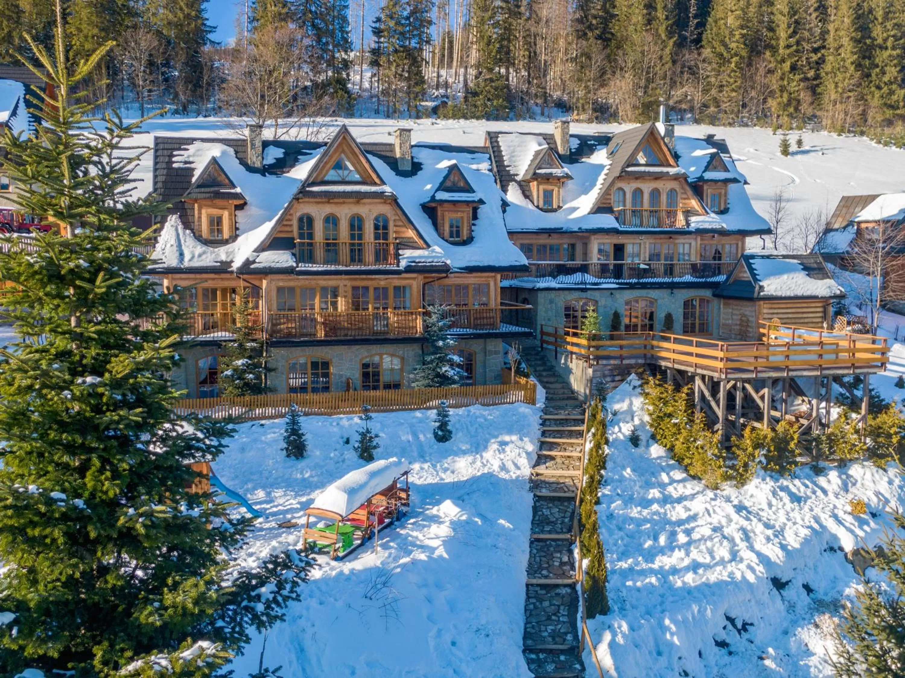 Balcony/Terrace in Butorowy Dwór