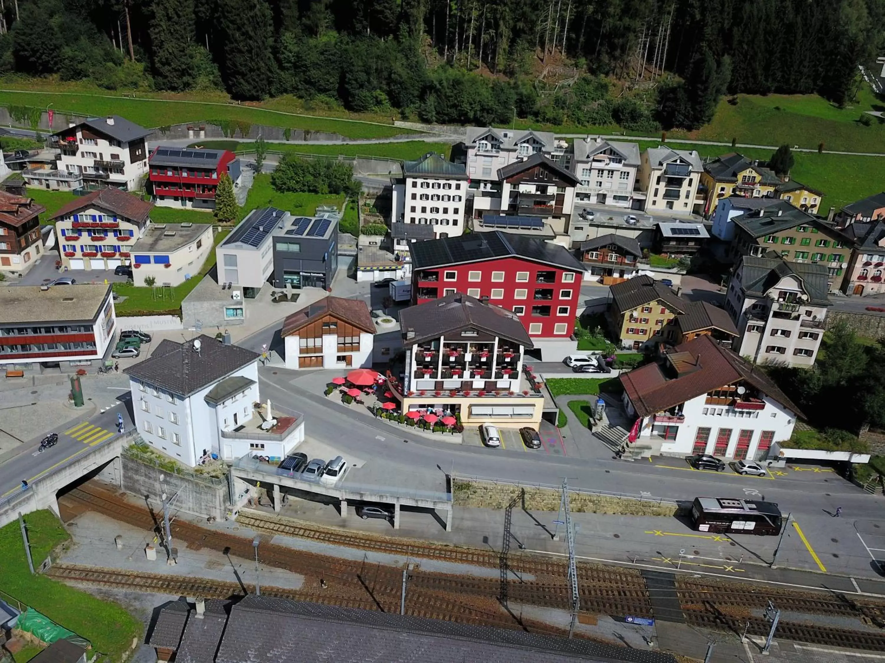 Bird's eye view, Bird's-eye View in Hotel Restaurant La Furca