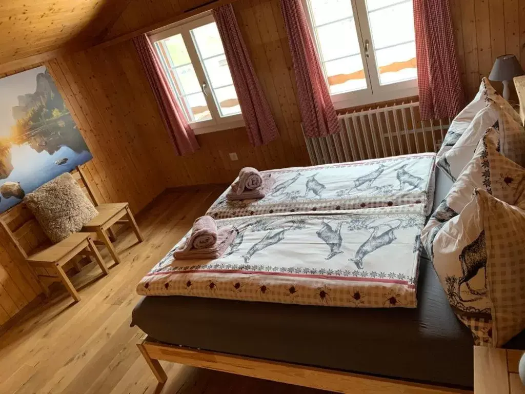 Bed in Jägerstübli Grindelwald