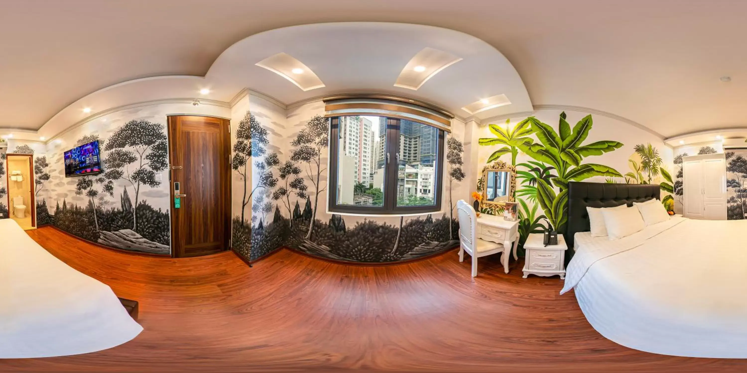 Balcony/Terrace, Bed in MIA HOTEL Balcony/Terrace, Bed in MIA HOTEL