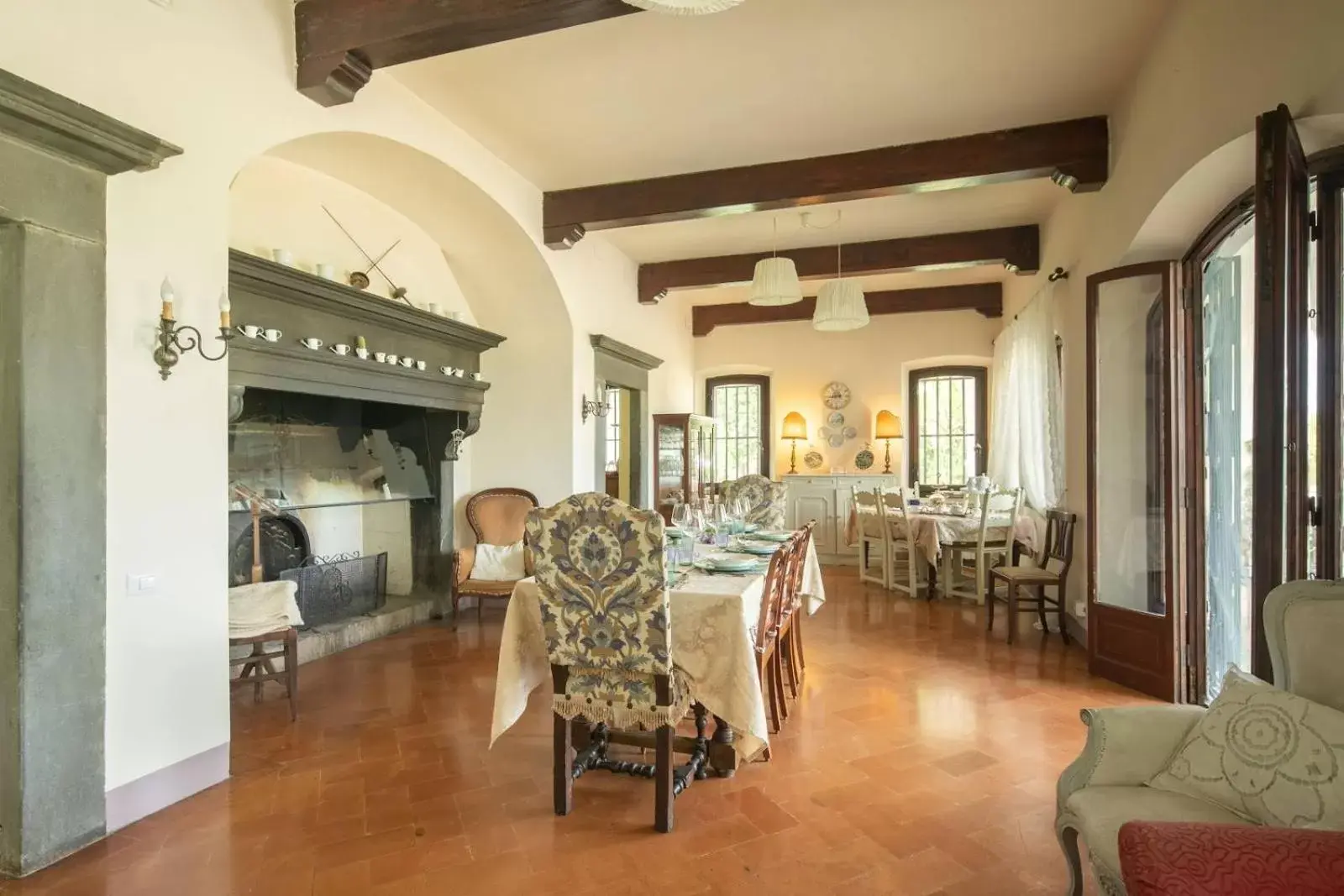 Living room, Restaurant/Places to Eat in Villa Albertina