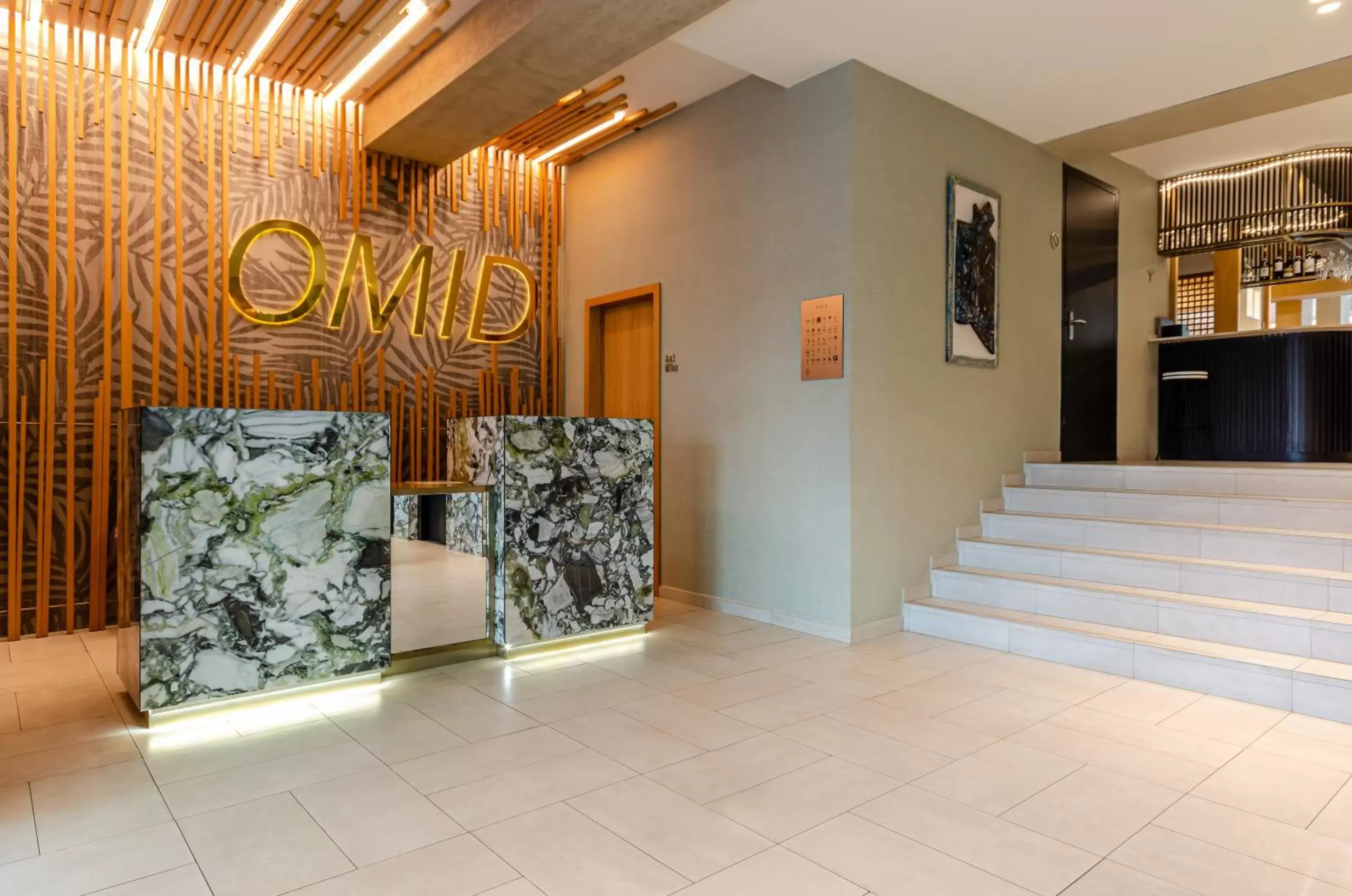 Lobby/Reception in OMID Saldanha Hotel