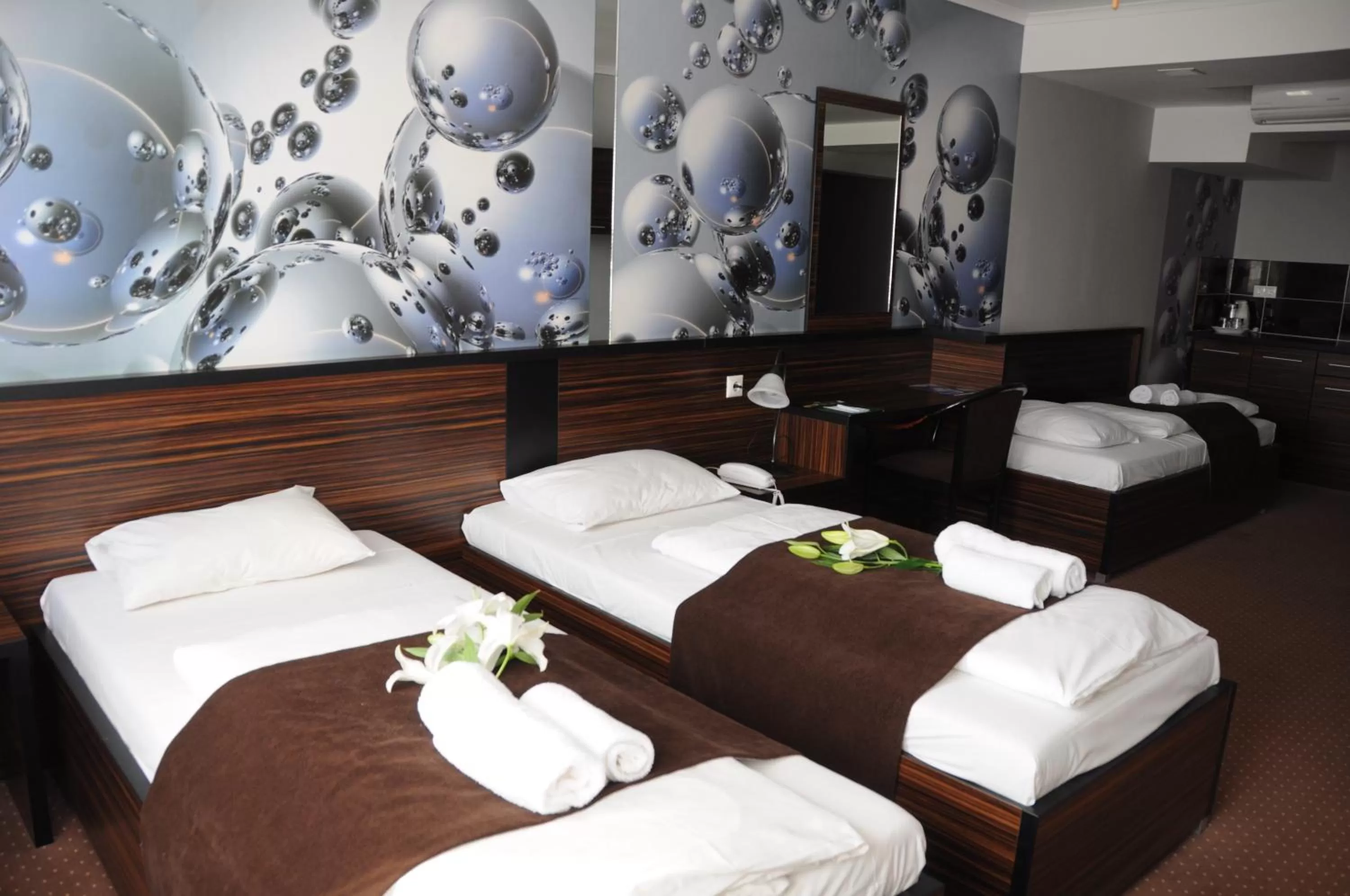 Bedroom, Bed in Green Hotel Budapest