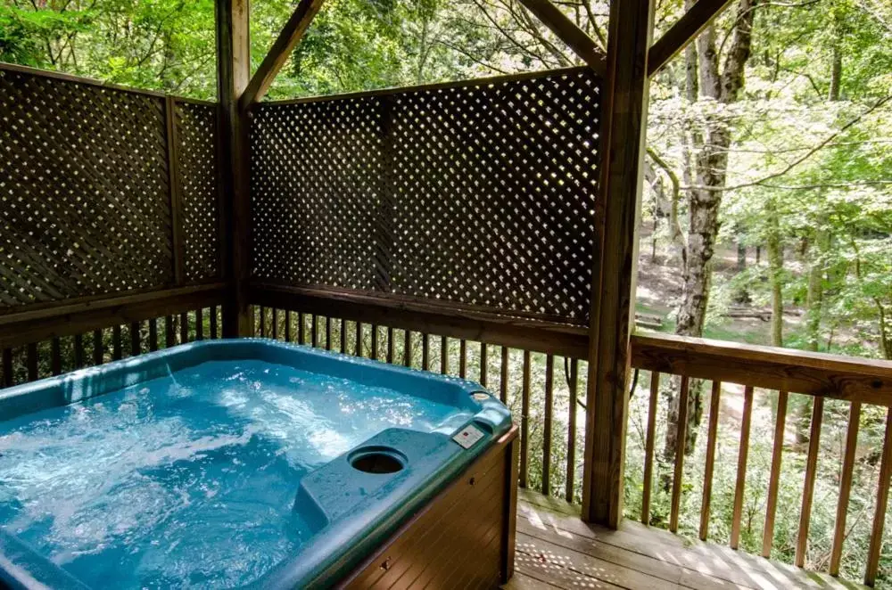 Balcony/Terrace in Asheville Cabins of Willow Winds