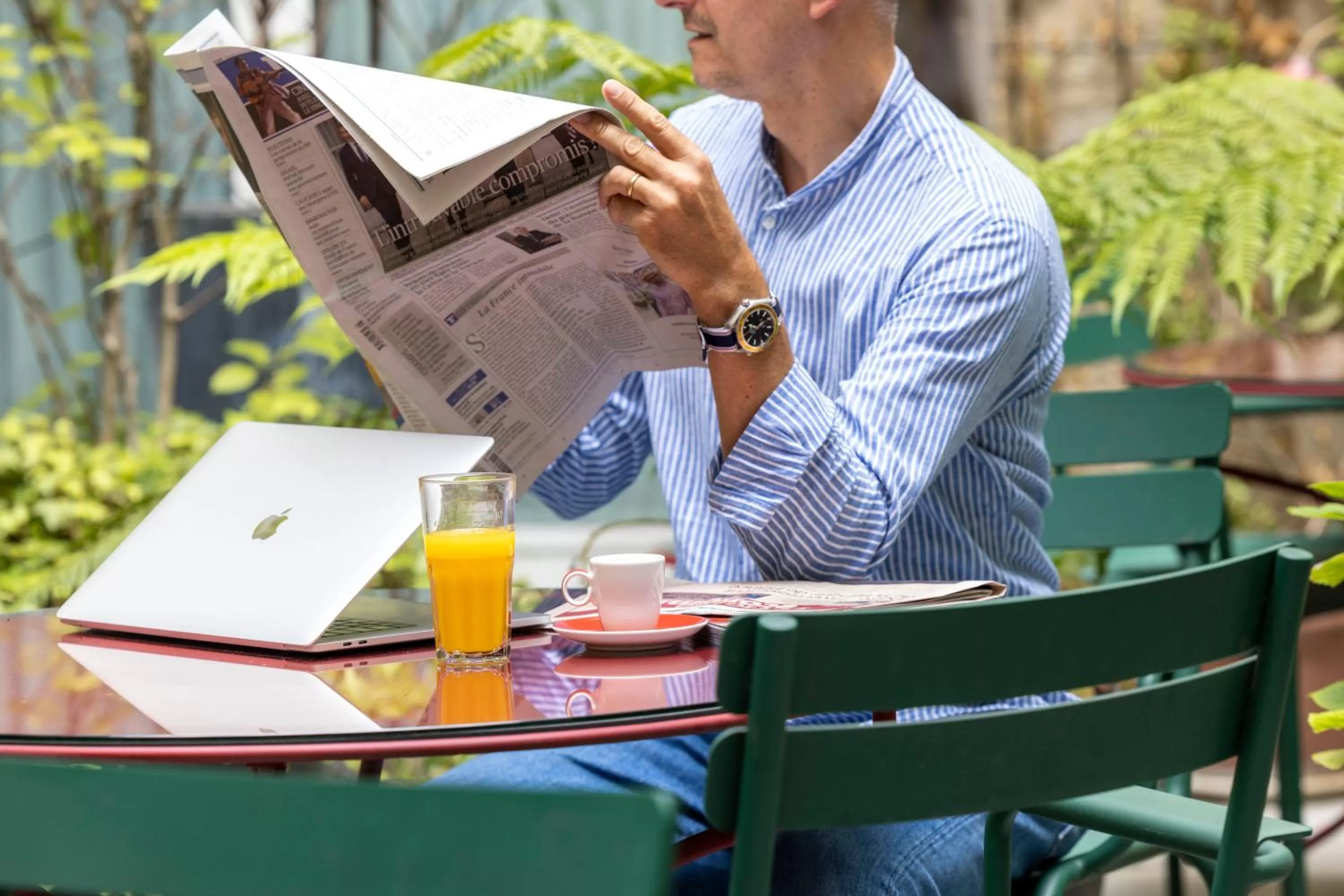 Garden in La Perle Saint Germain des Prés