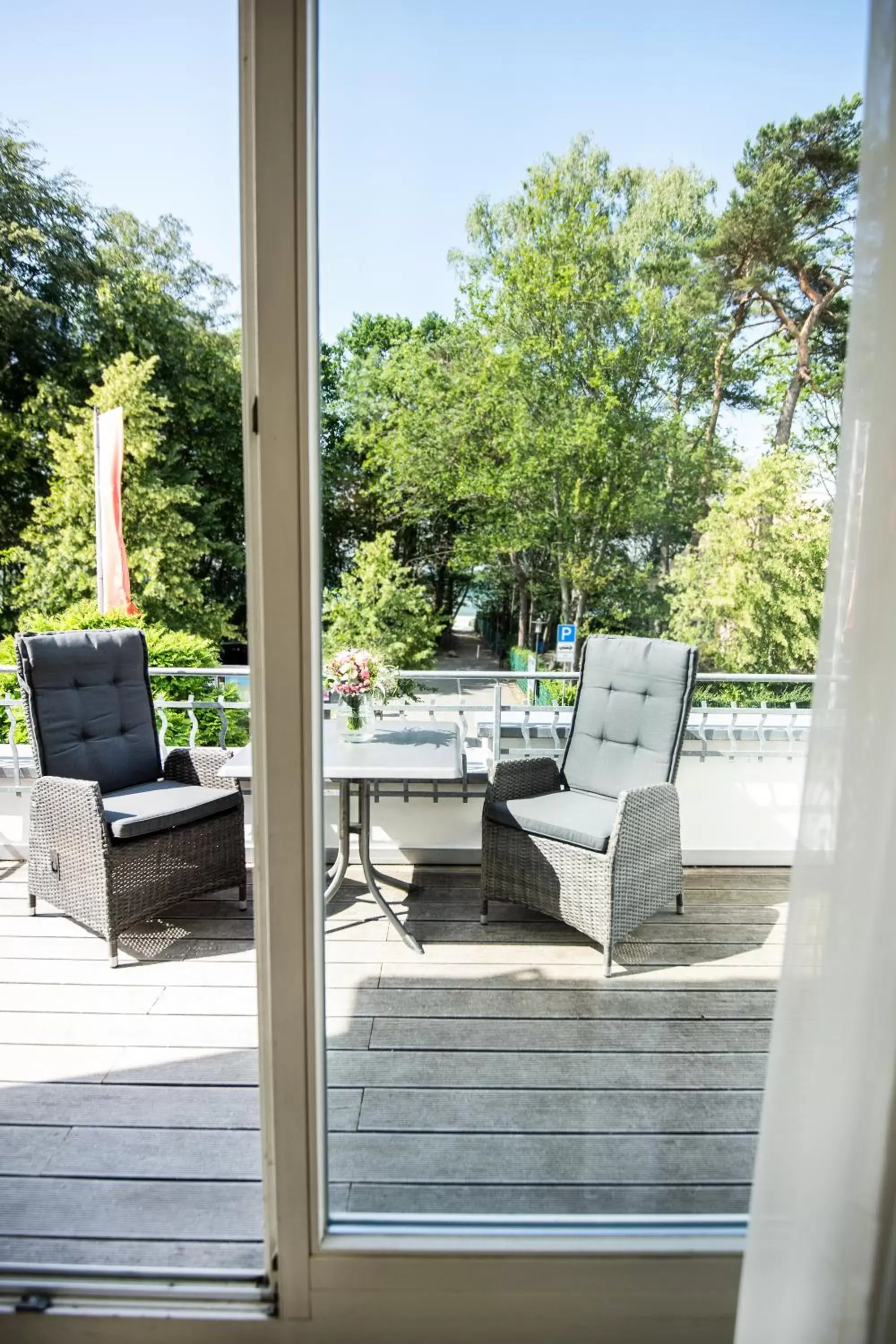 Balcony/Terrace in Hotel Vier Jahreszeiten Kühlungsborn