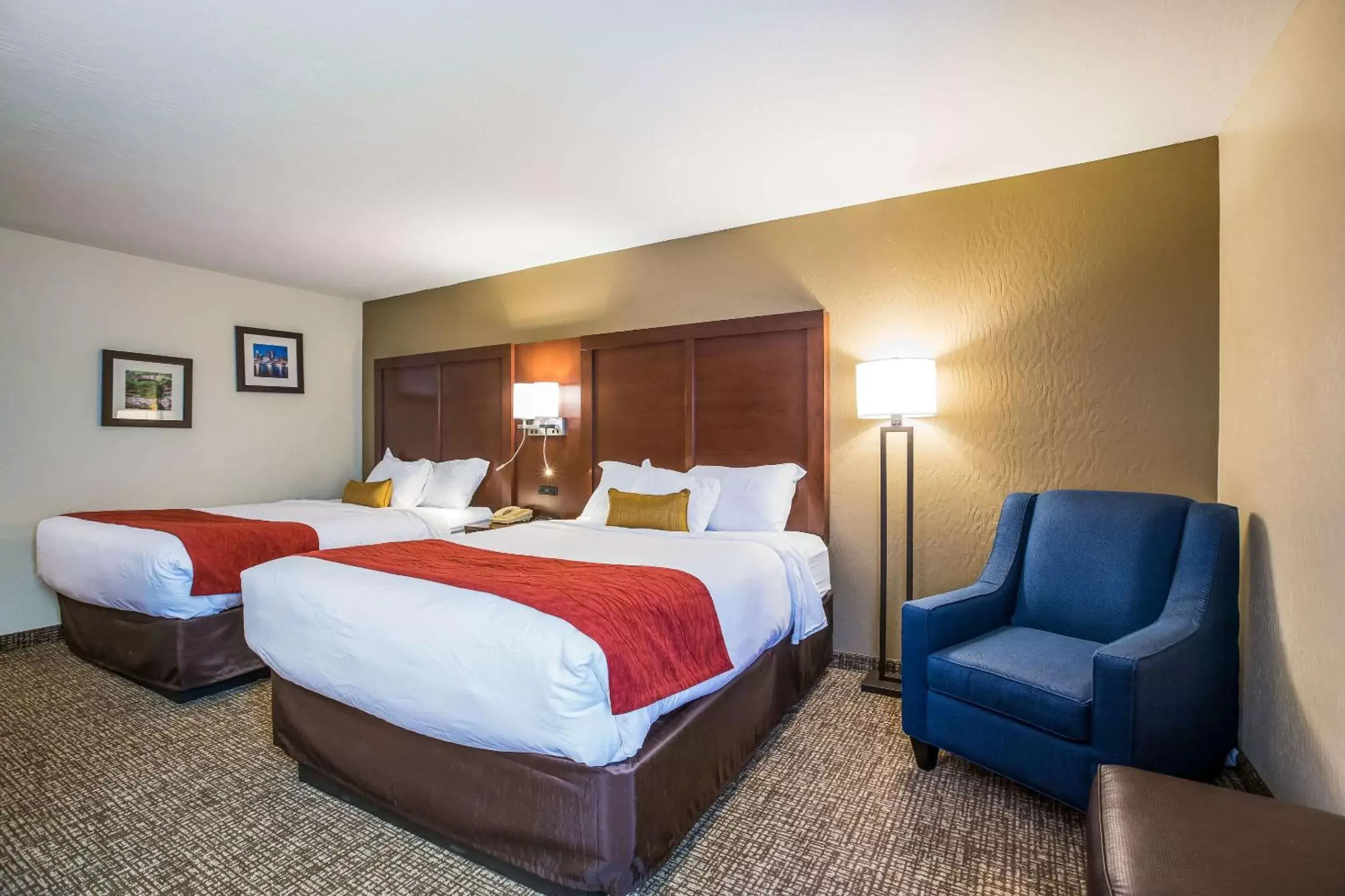Bedroom, Bed in Comfort Inn & Suites Fairborn near Wright Patterson AFB