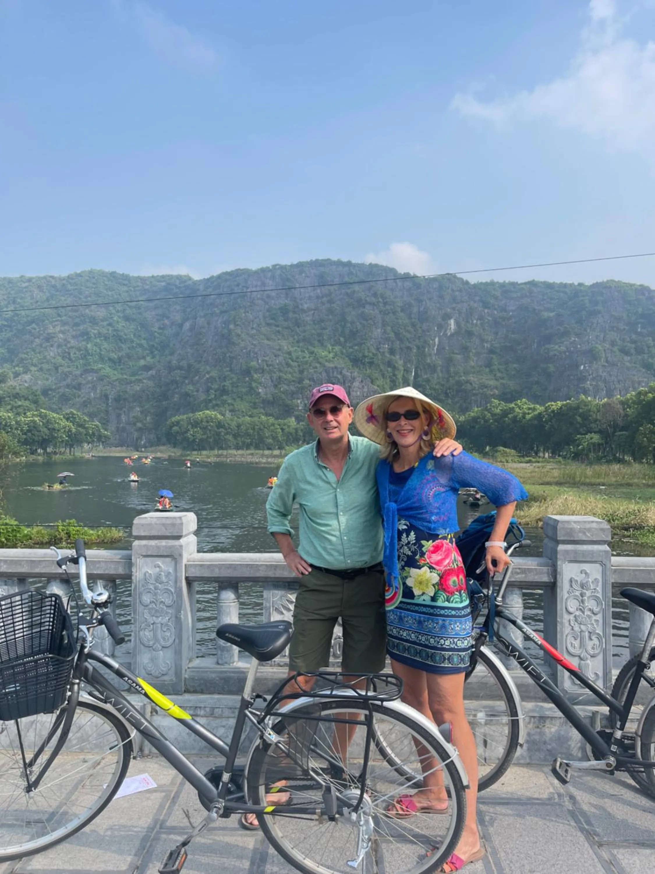 Biking in Tam Coc Mountain View Homestay