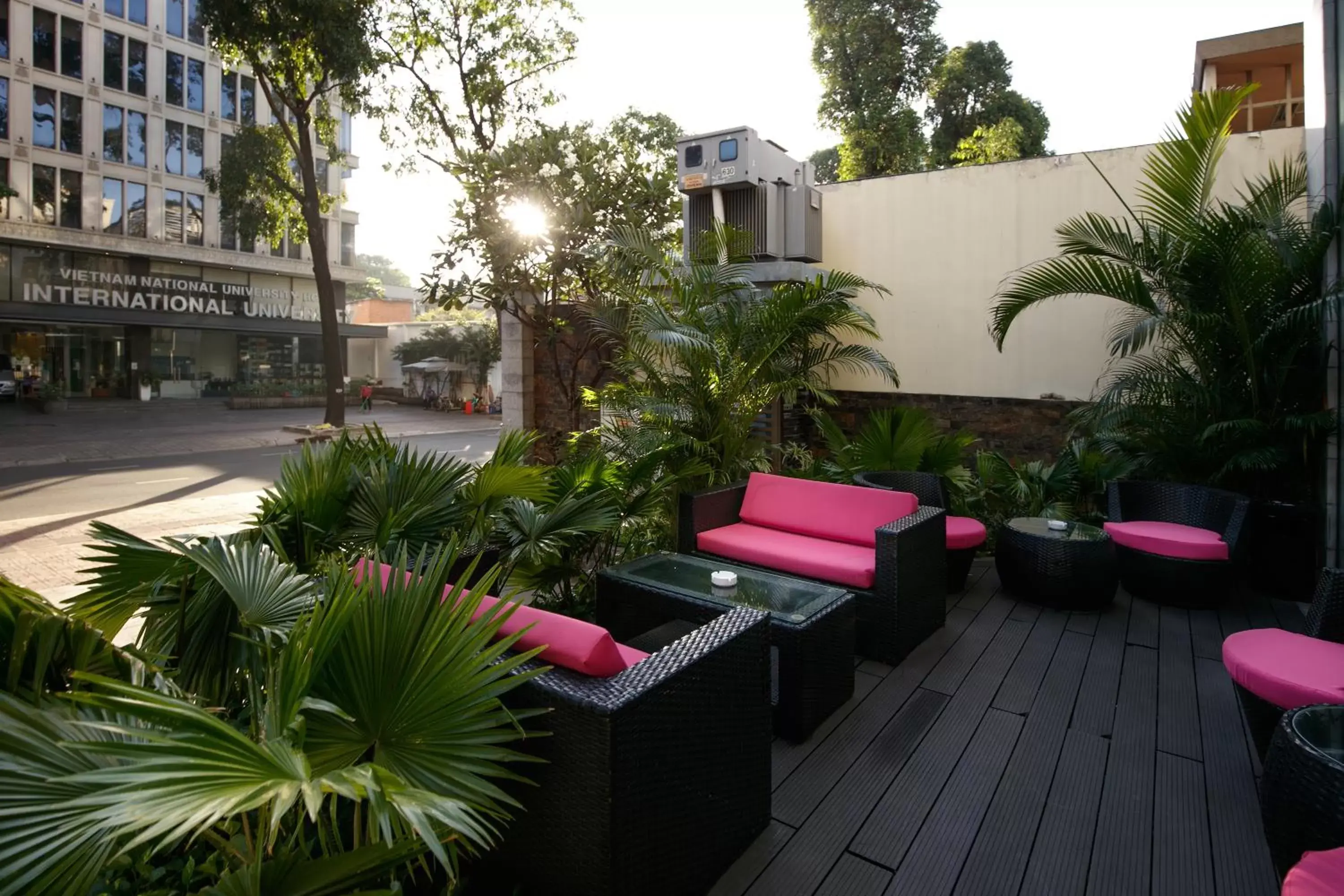 Seating area in ÊMM Hotel Saigon