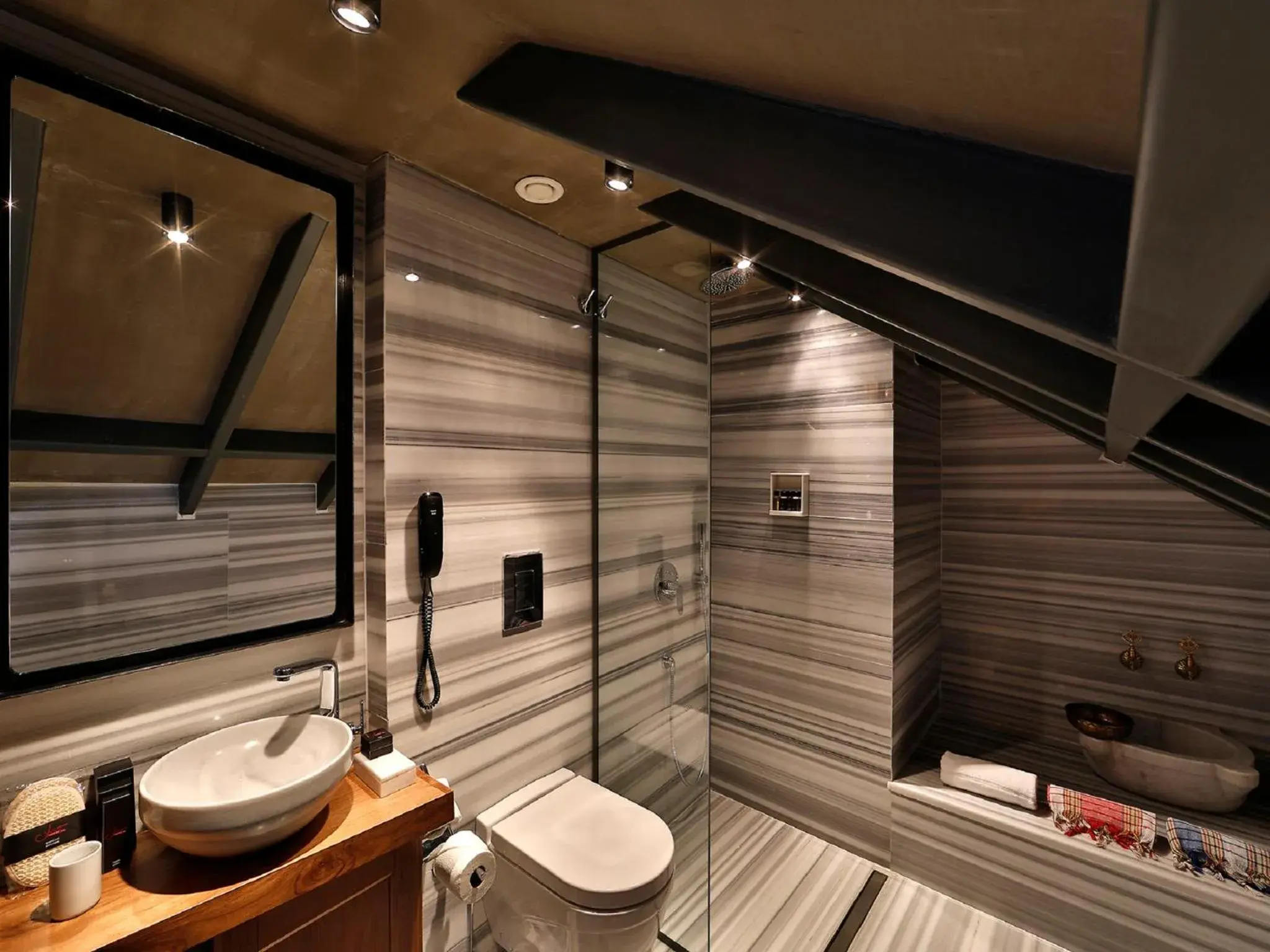 Shower, Bathroom in Sanat Hotel Pera
