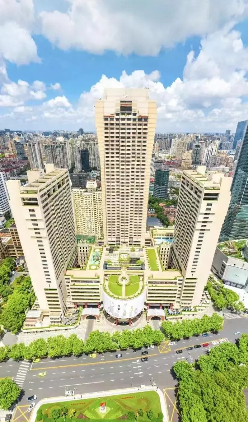 Day, Bird's-eye View in Shanghai Centre Serviced Apartment