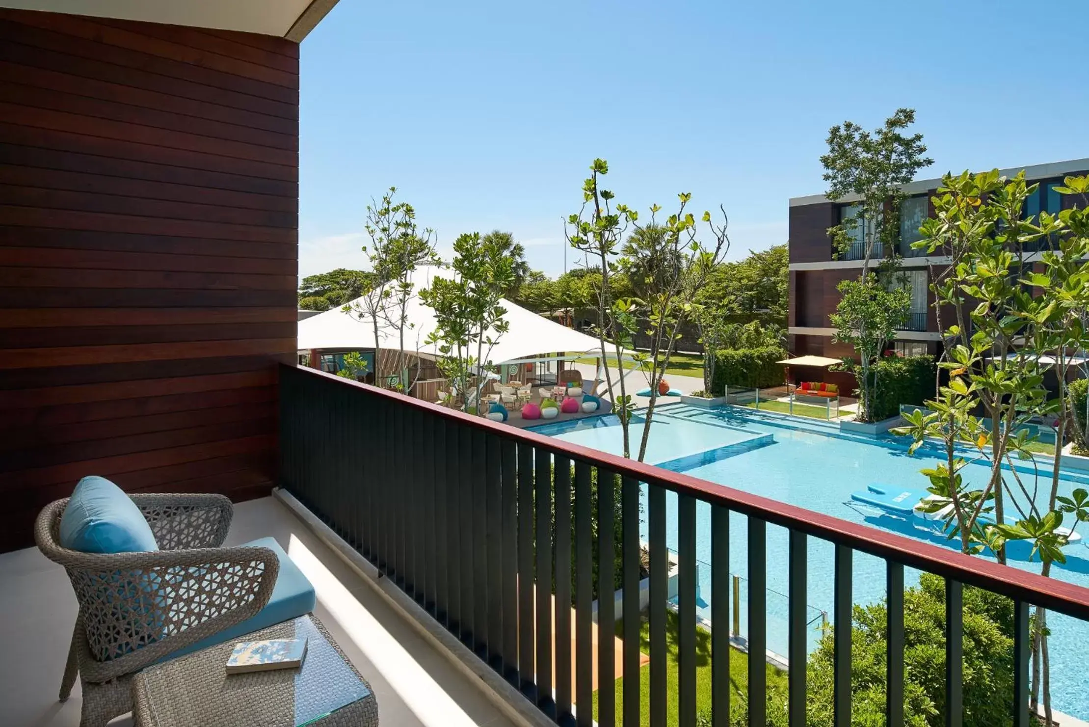 Balcony/Terrace, Pool View in SO Sofitel Hua Hin