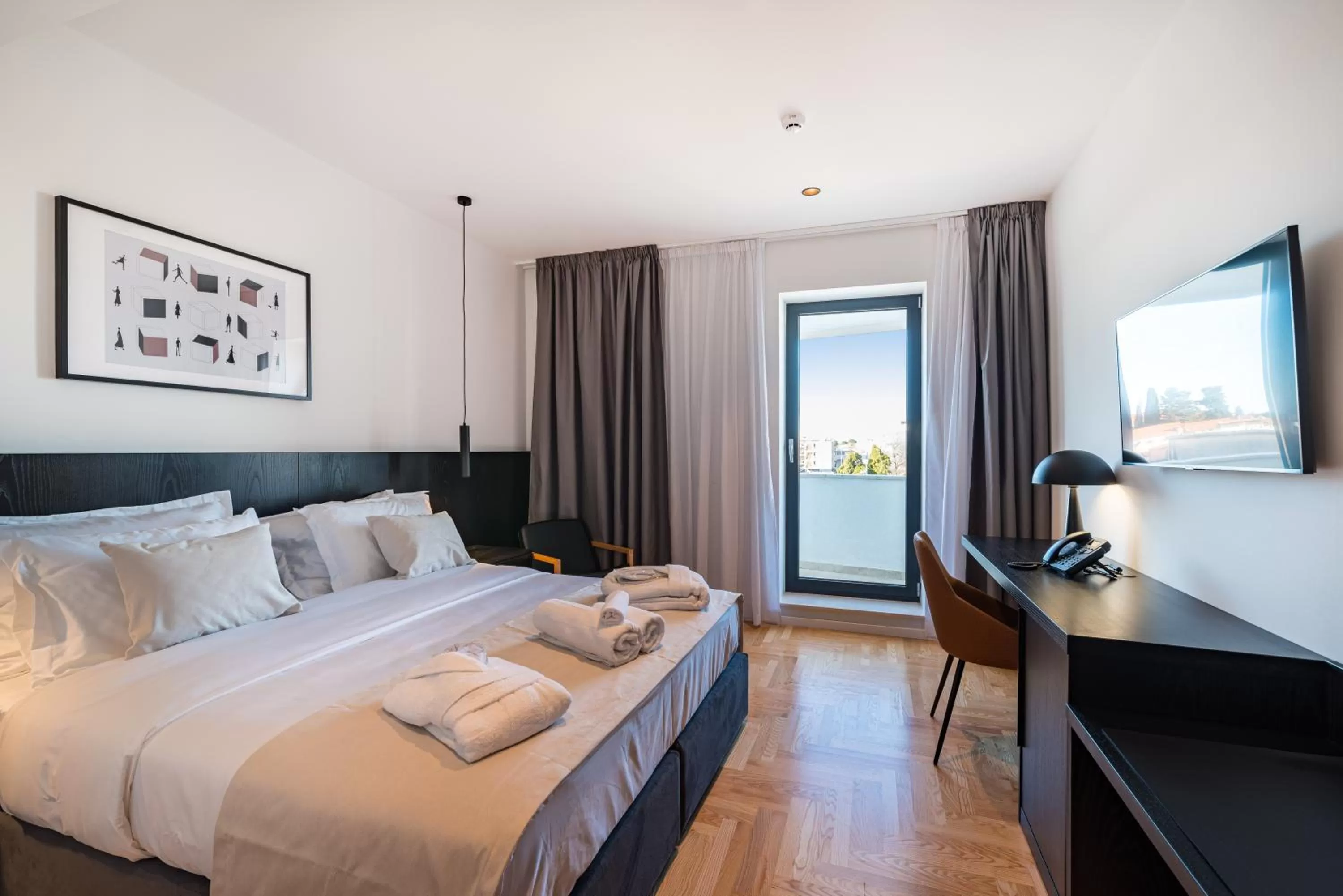 Bed in Miramare Hotel