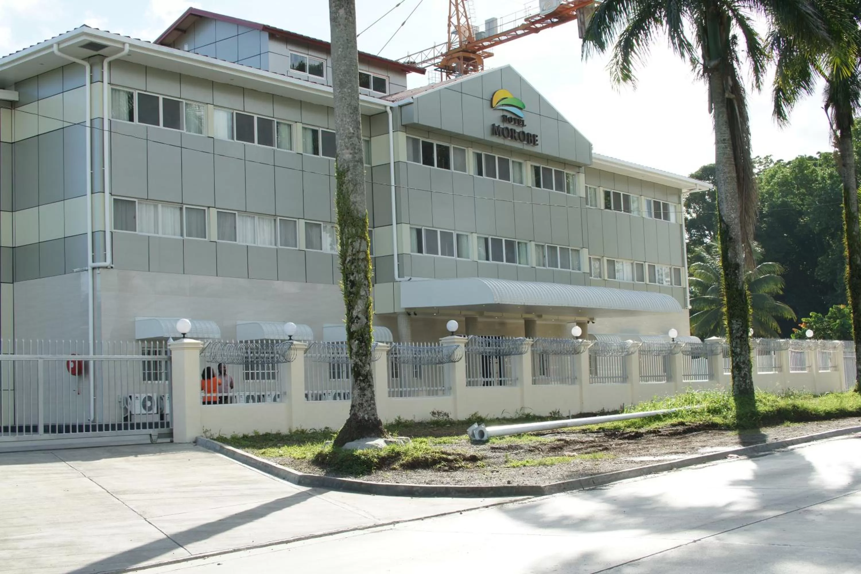 Facade/entrance in Hotel Morobe