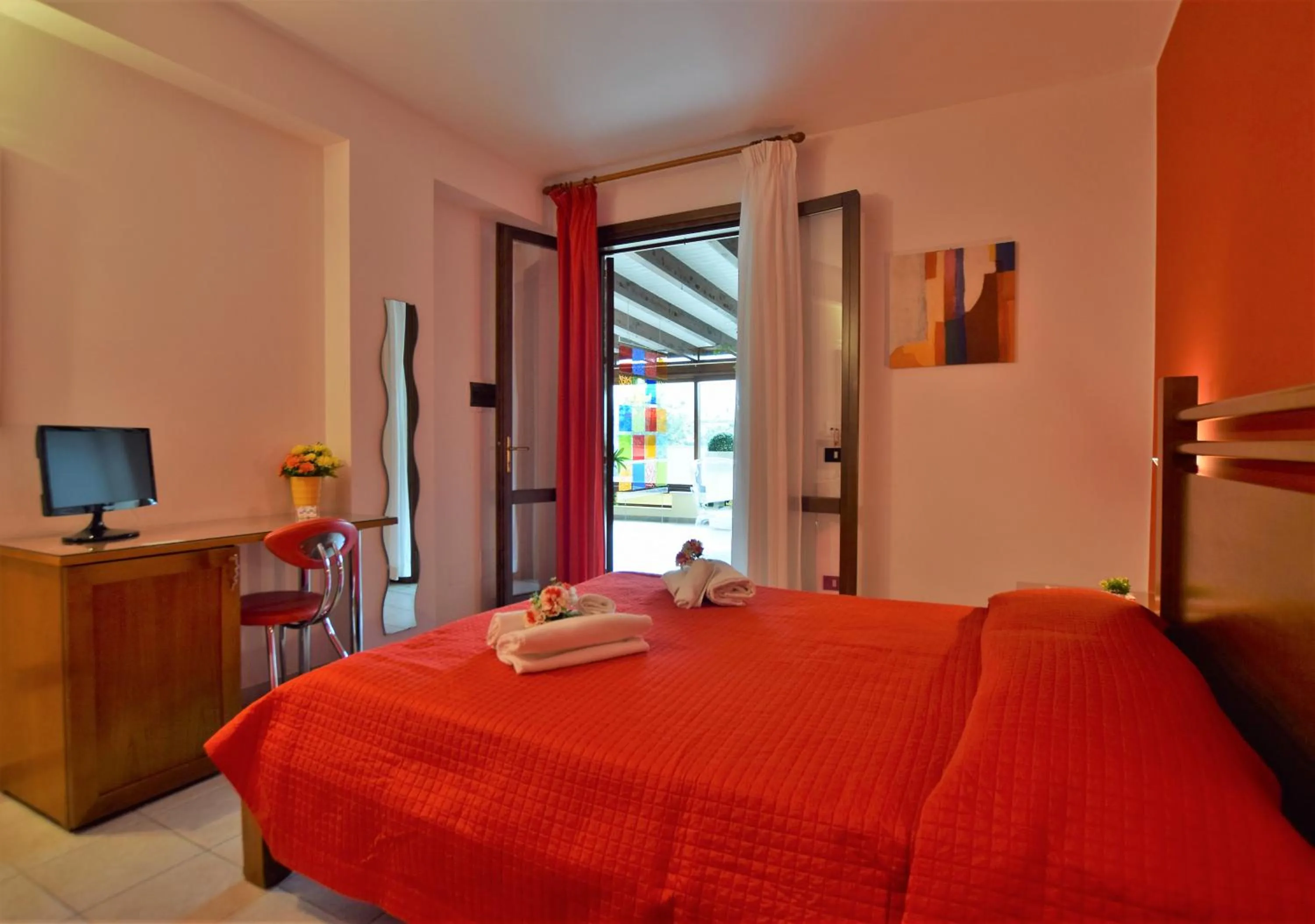 Photo of the whole room, Bed in Hotel Iride by Marino Tourist