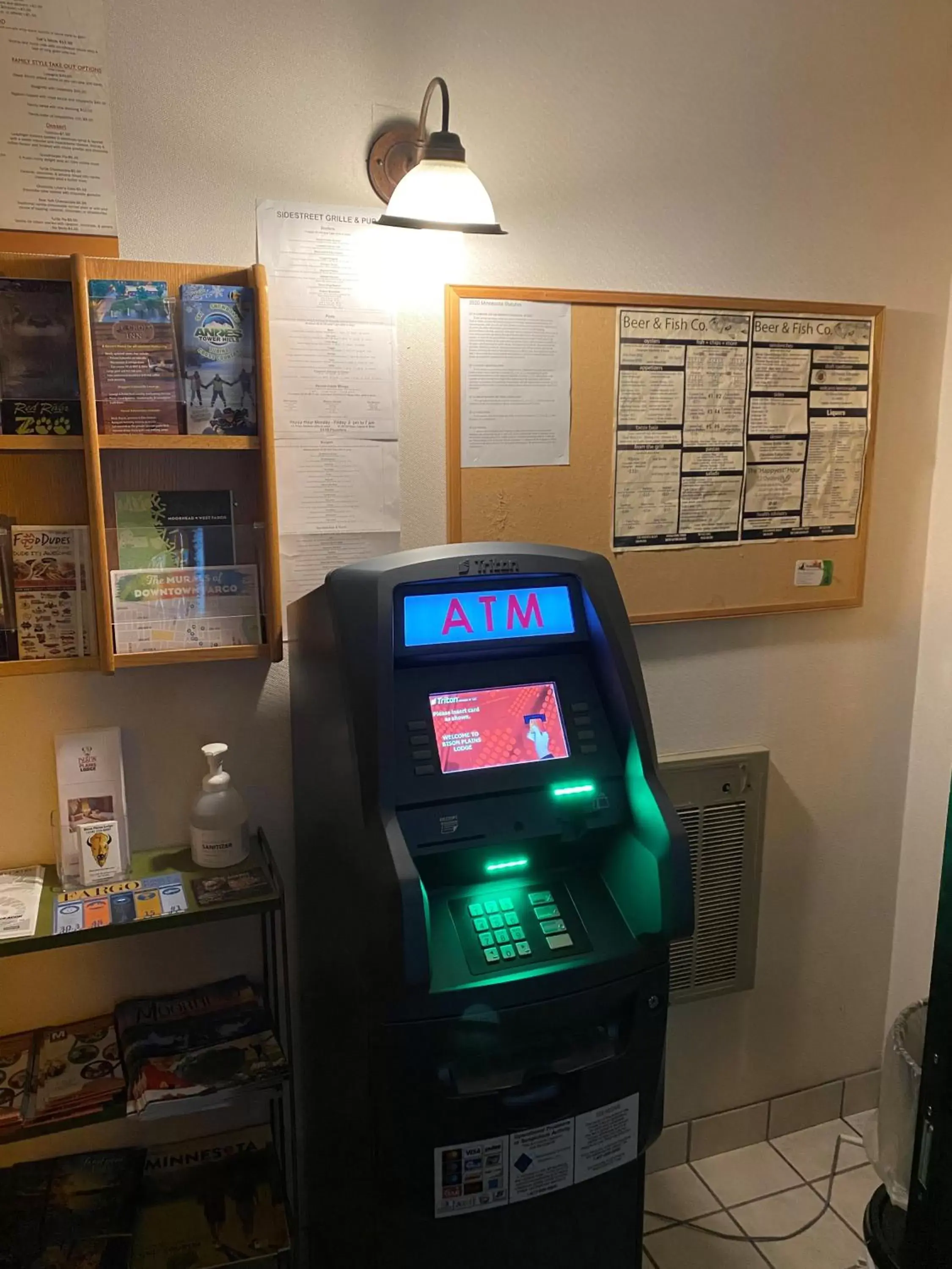 ATM in Bison Plains Lodge