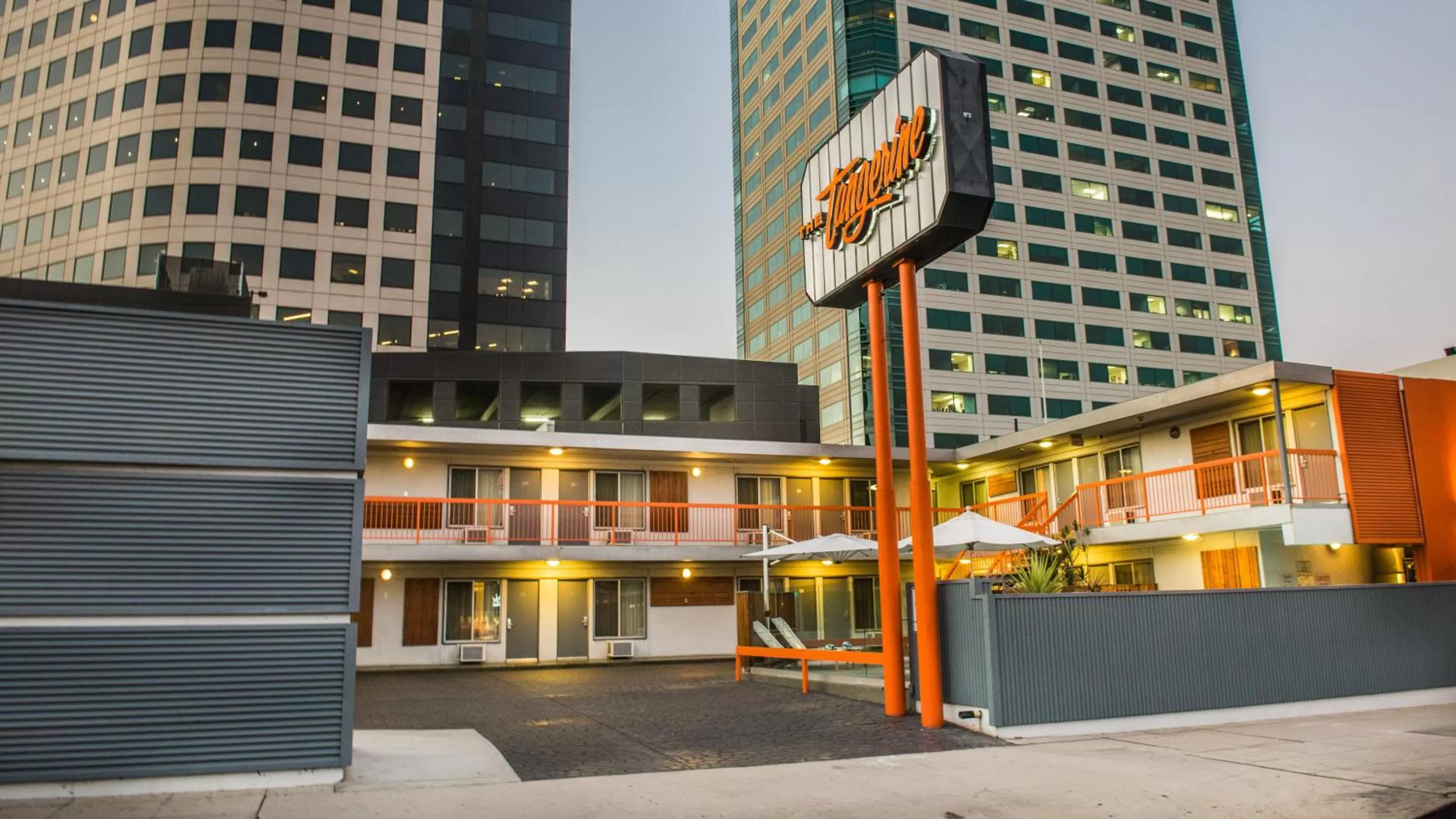 Property building in The Tangerine - a Burbank Hotel