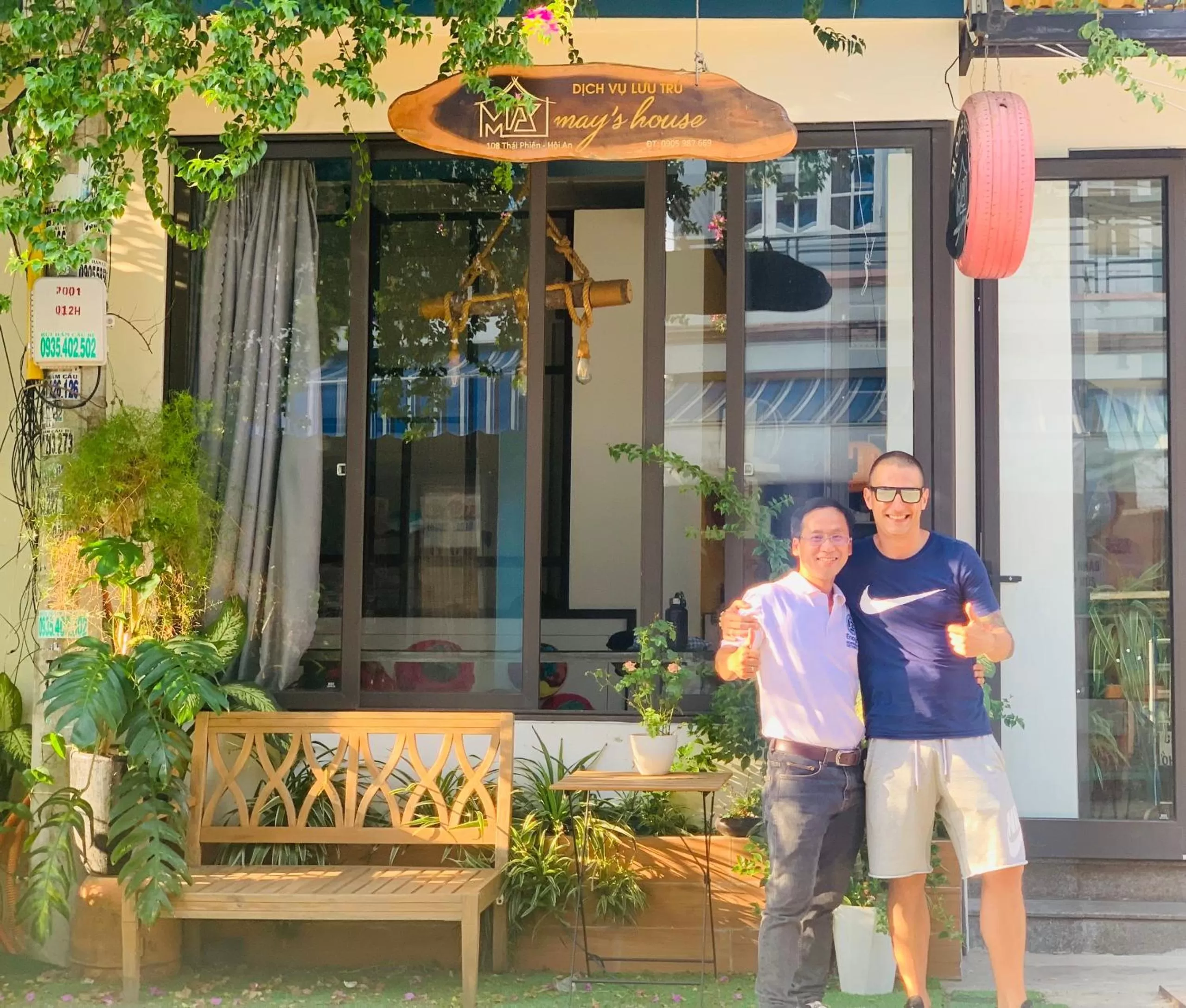 People in May's House Hoi An