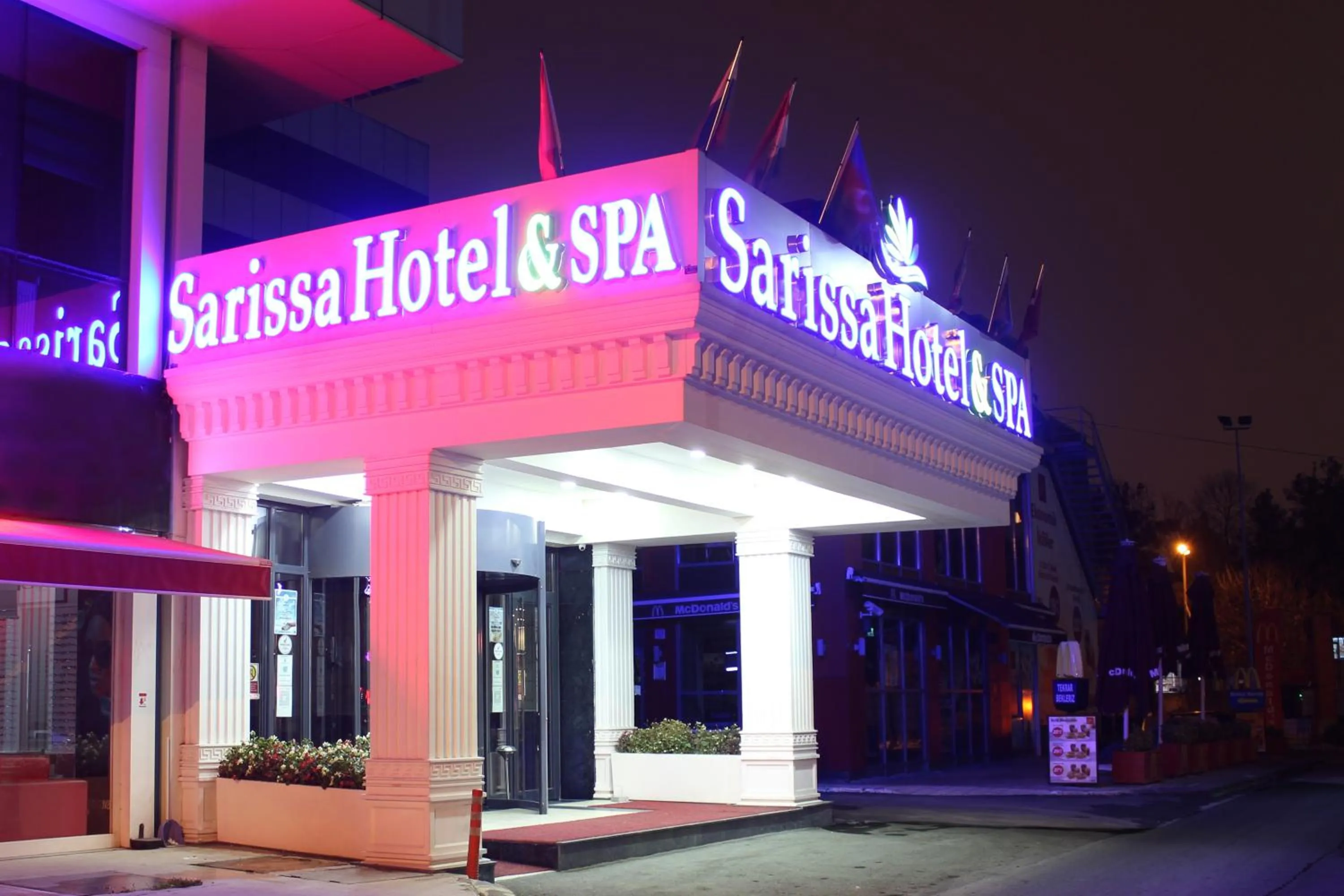 Facade/entrance in Sarissa Hotel