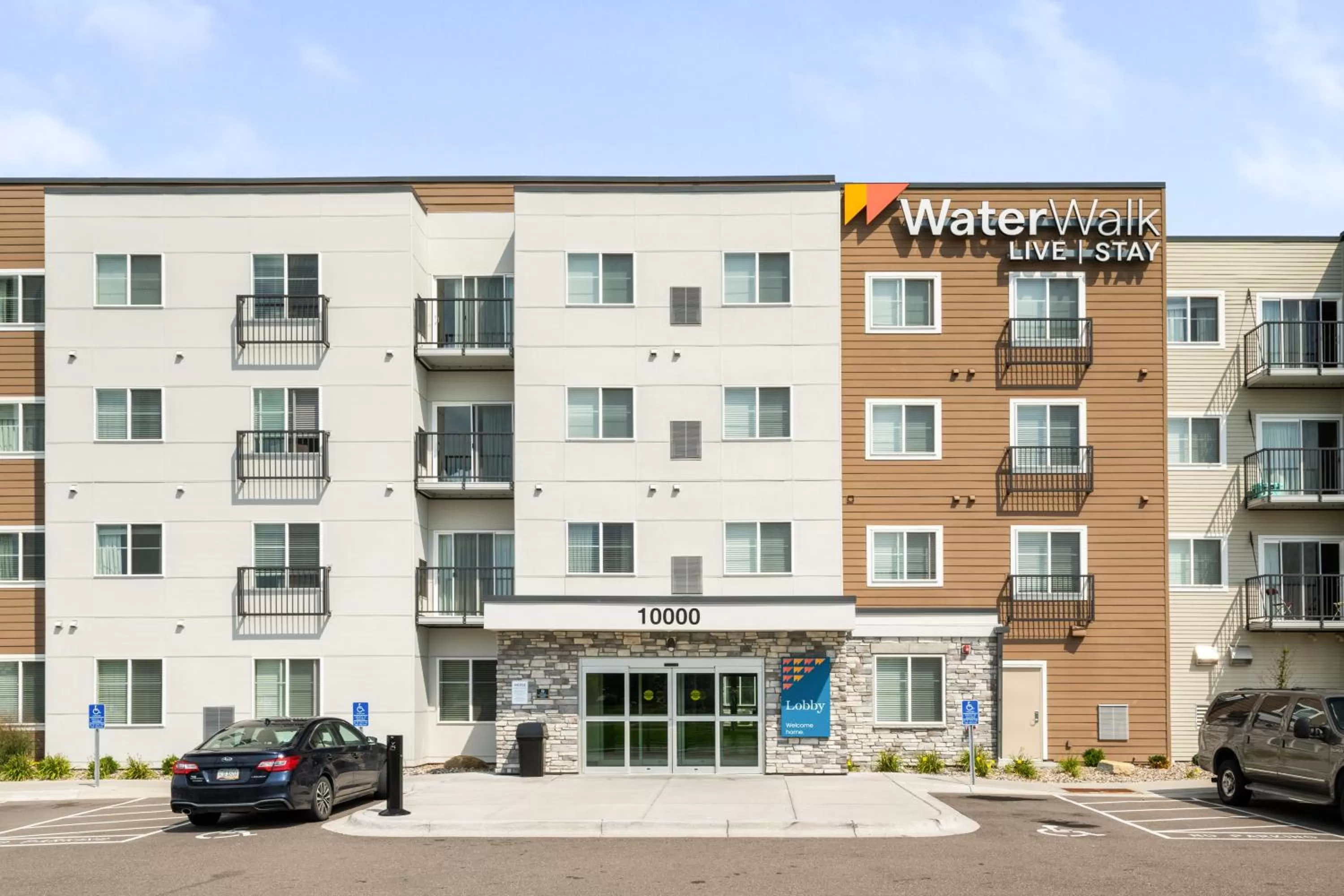 Property building in WaterWalk Extended Stay by Wyndham Minneapolis - Plymouth