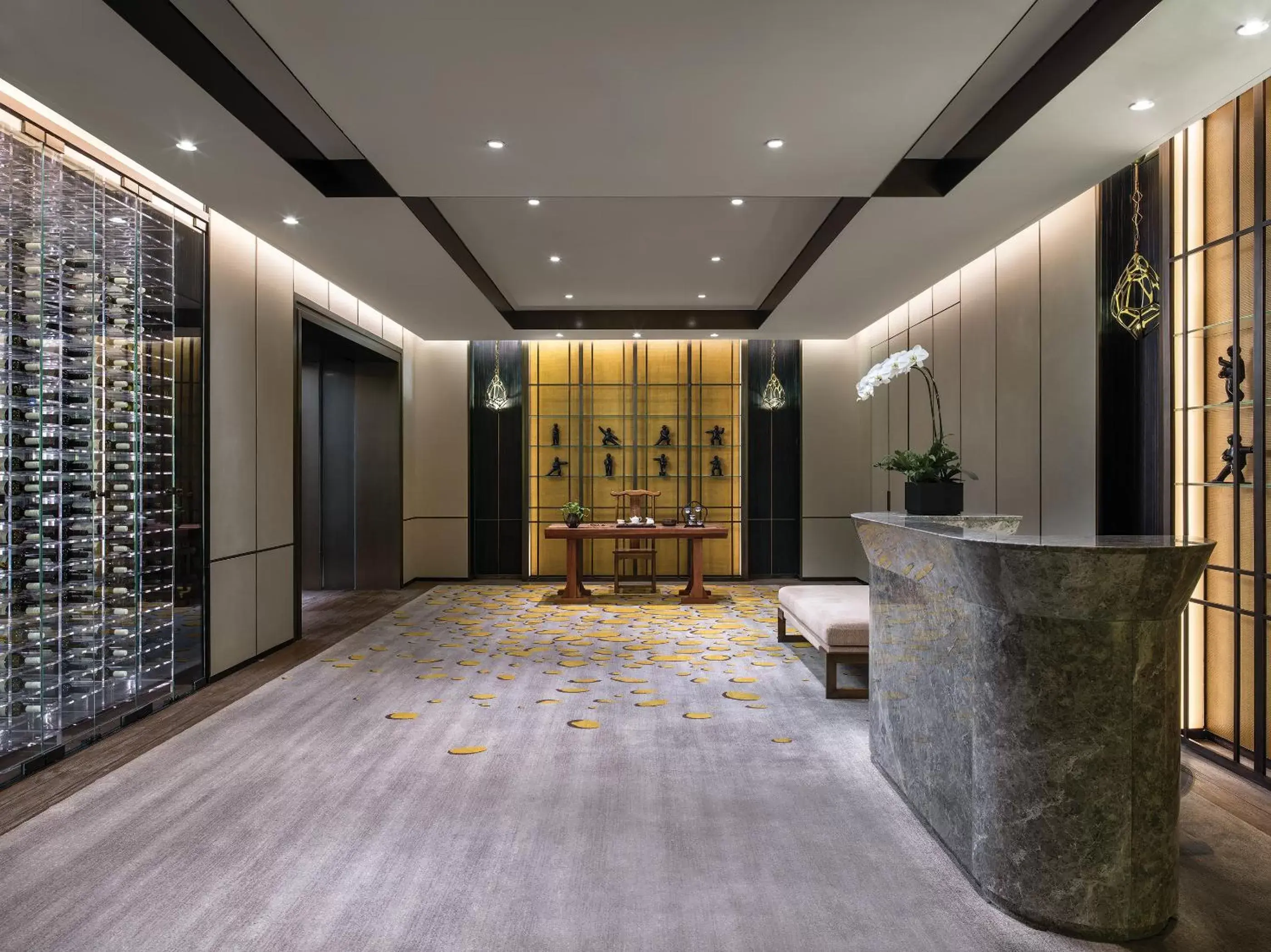 Restaurant/places to eat, Lobby/Reception in Cordis Shanghai Hongqiao (Langham Hospitality Group)