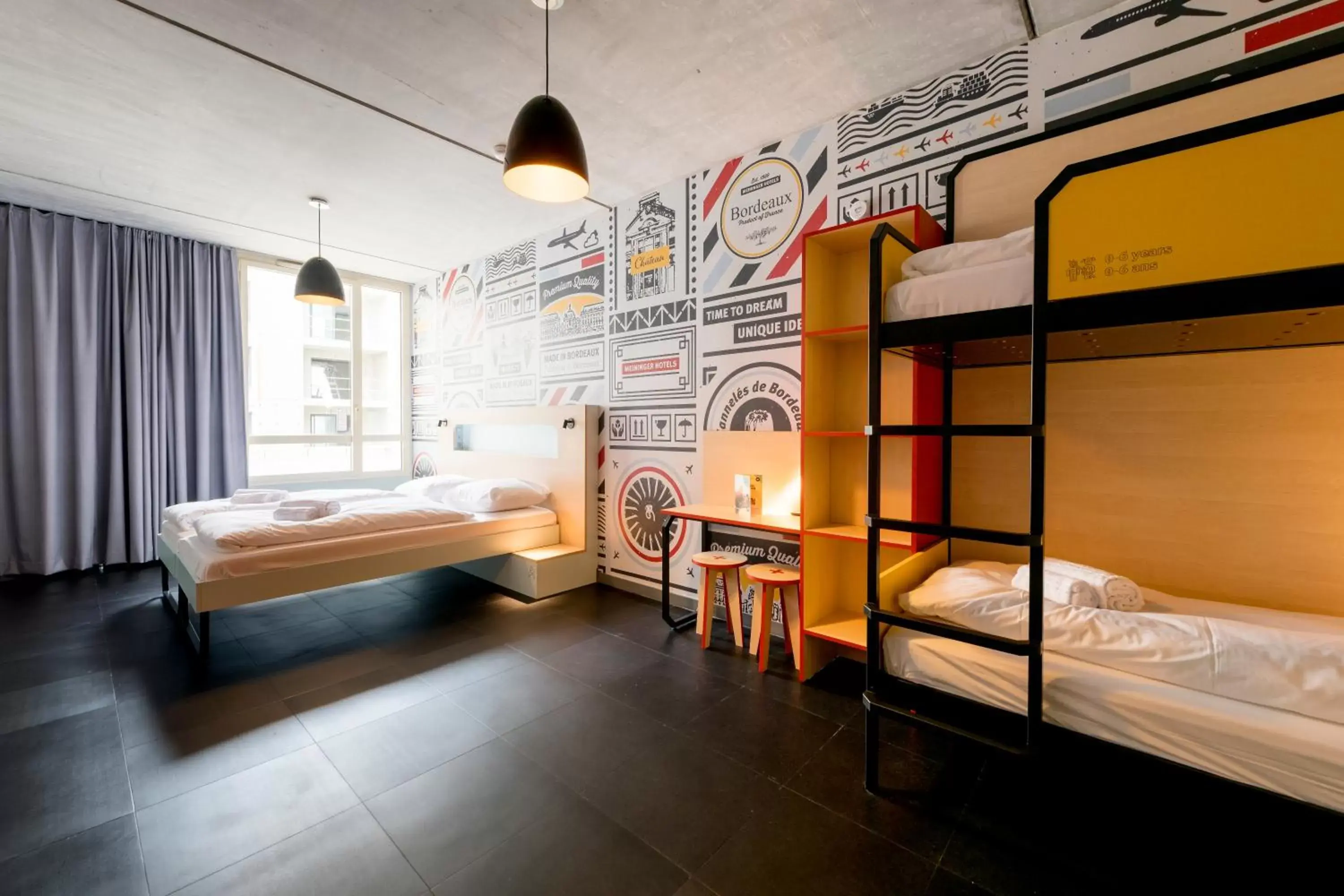 Bedroom, Bunk Bed in MEININGER Hotel Bordeaux Gare Saint-Jean