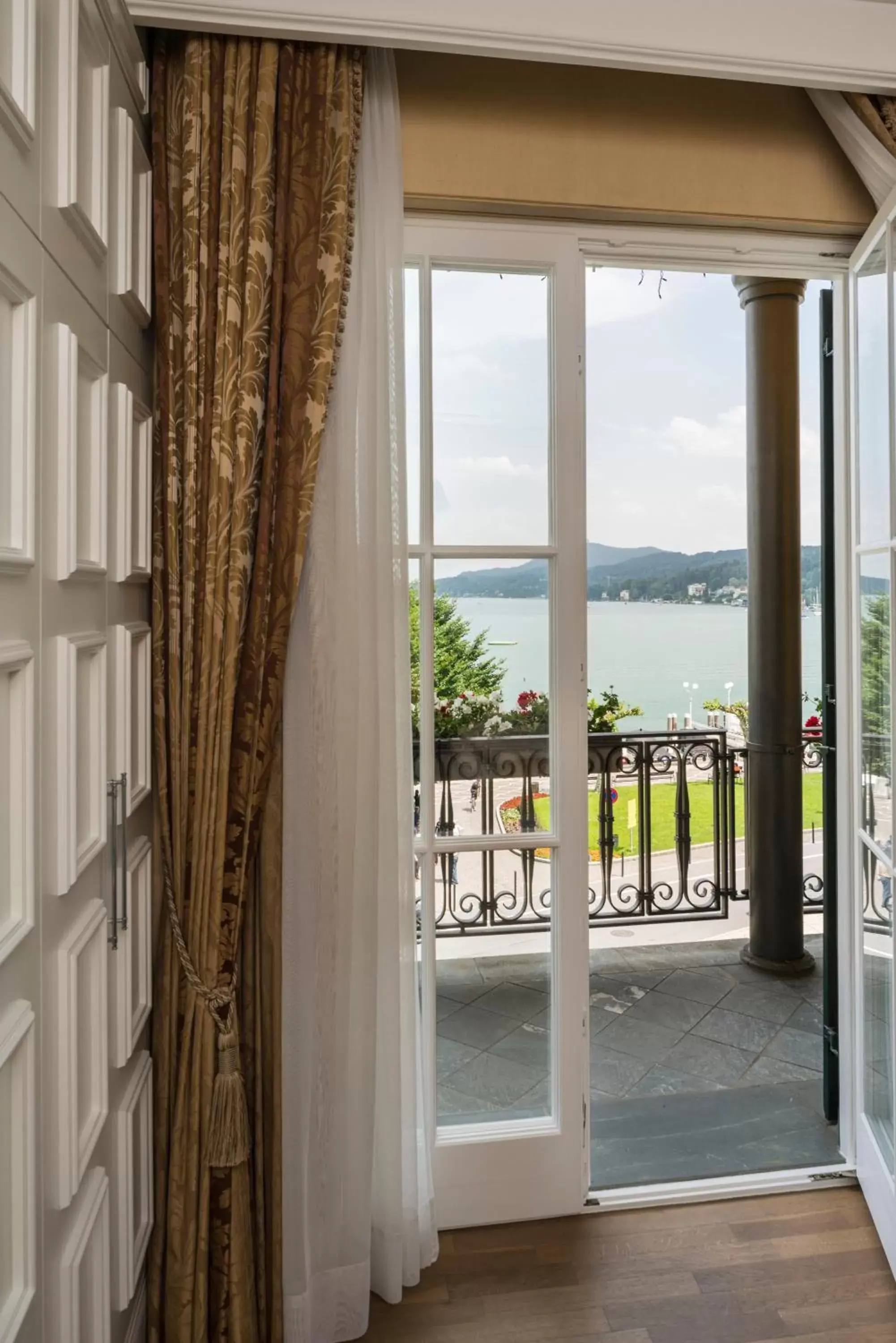 View (from property/room) in Falkensteiner Schlosshotel Velden – The Leading Hotels of the World