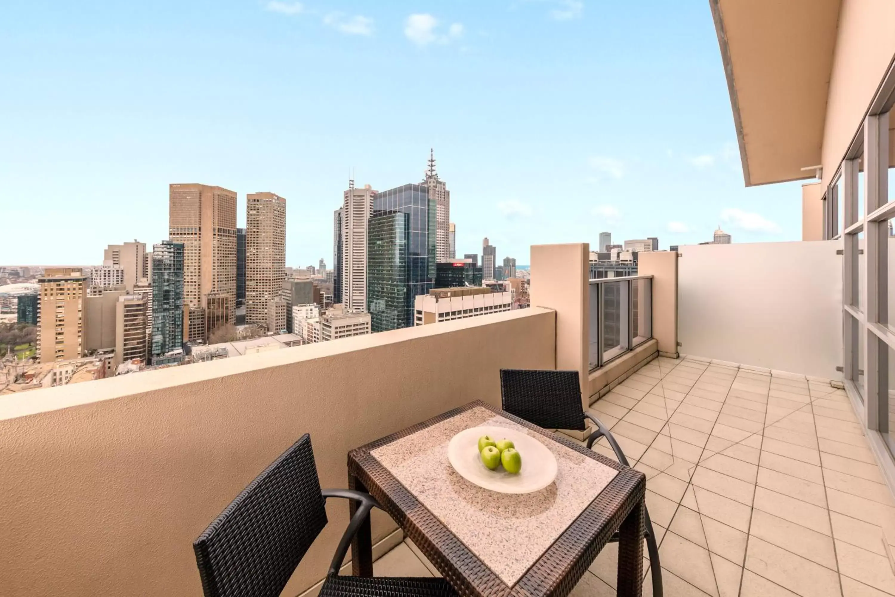 Balcony/Terrace in Oaks Melbourne on Lonsdale Suites