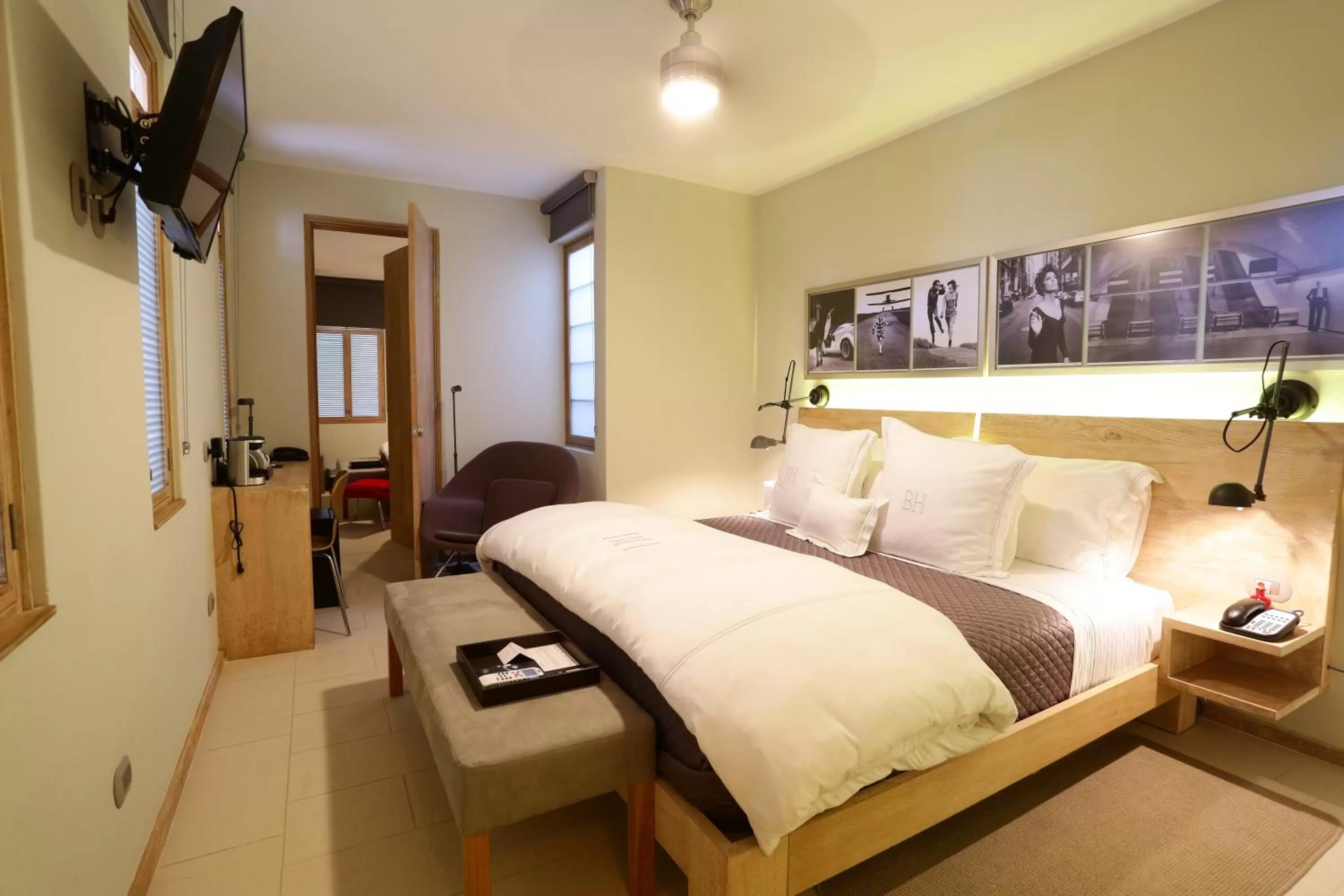 Bed in Billini Hotel, Historic Luxury