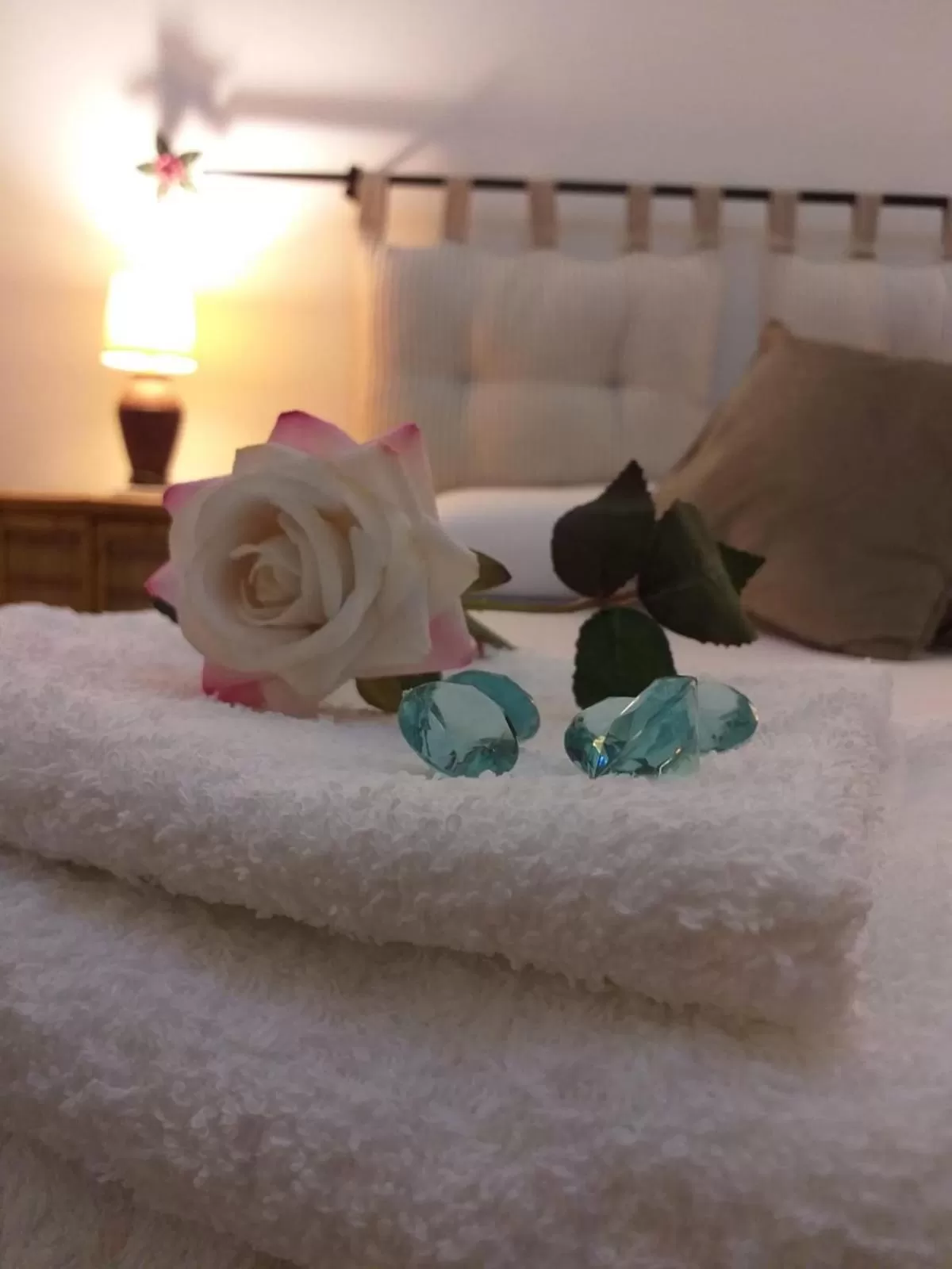 Decorative detail, Bed in Acchiappasogni Rooms